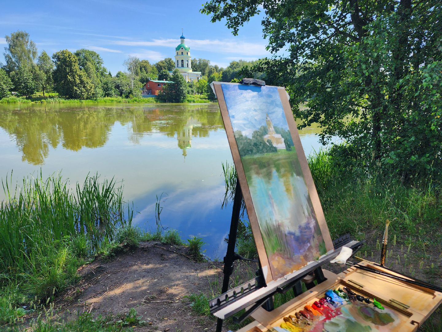фрязино, художники, пленэр,