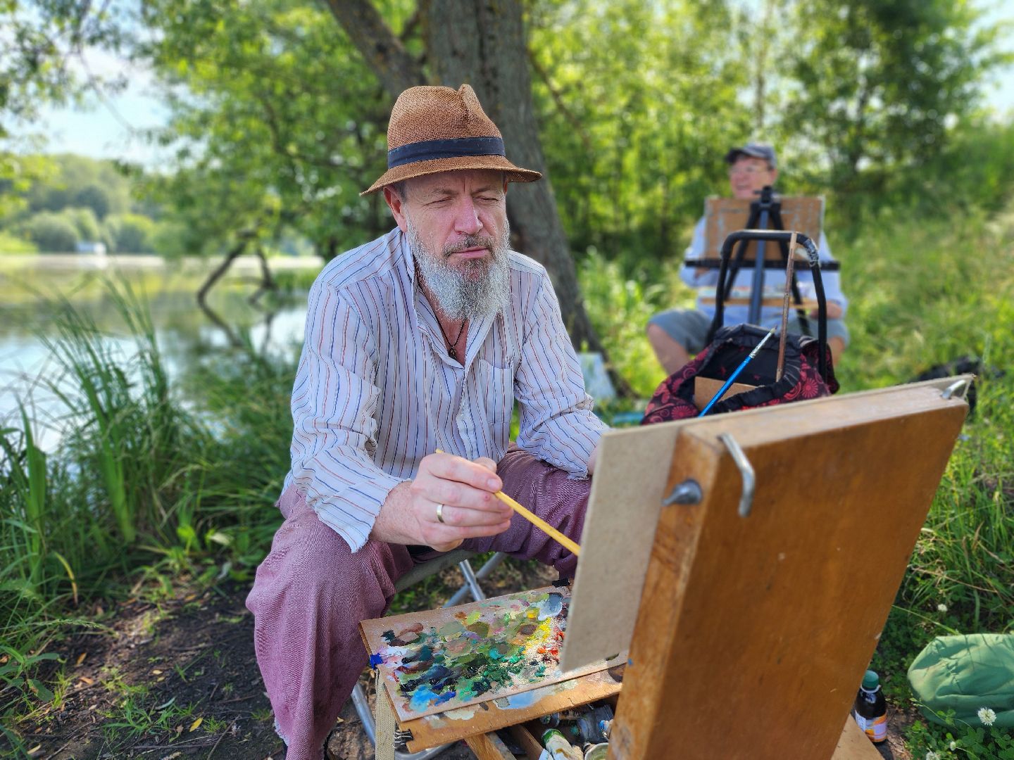 фрязино, художники, пленэр,