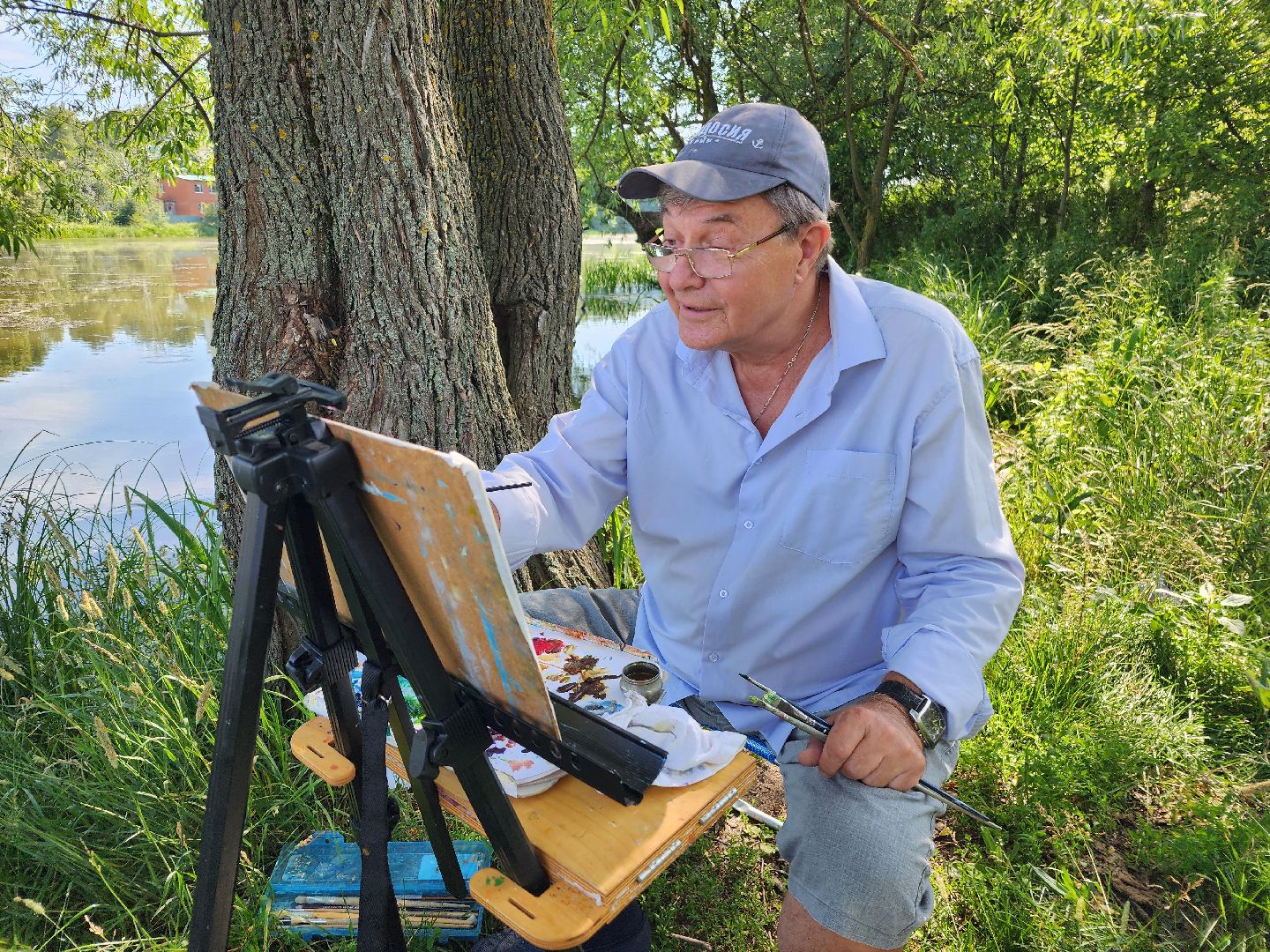 фрязино, художники, пленэр,