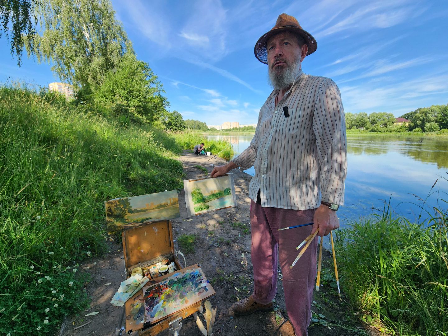 фрязино, художники, пленэр,