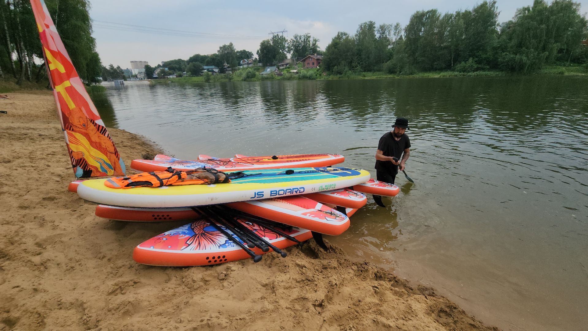 плотина на реке синичка, красногорск, сапы,