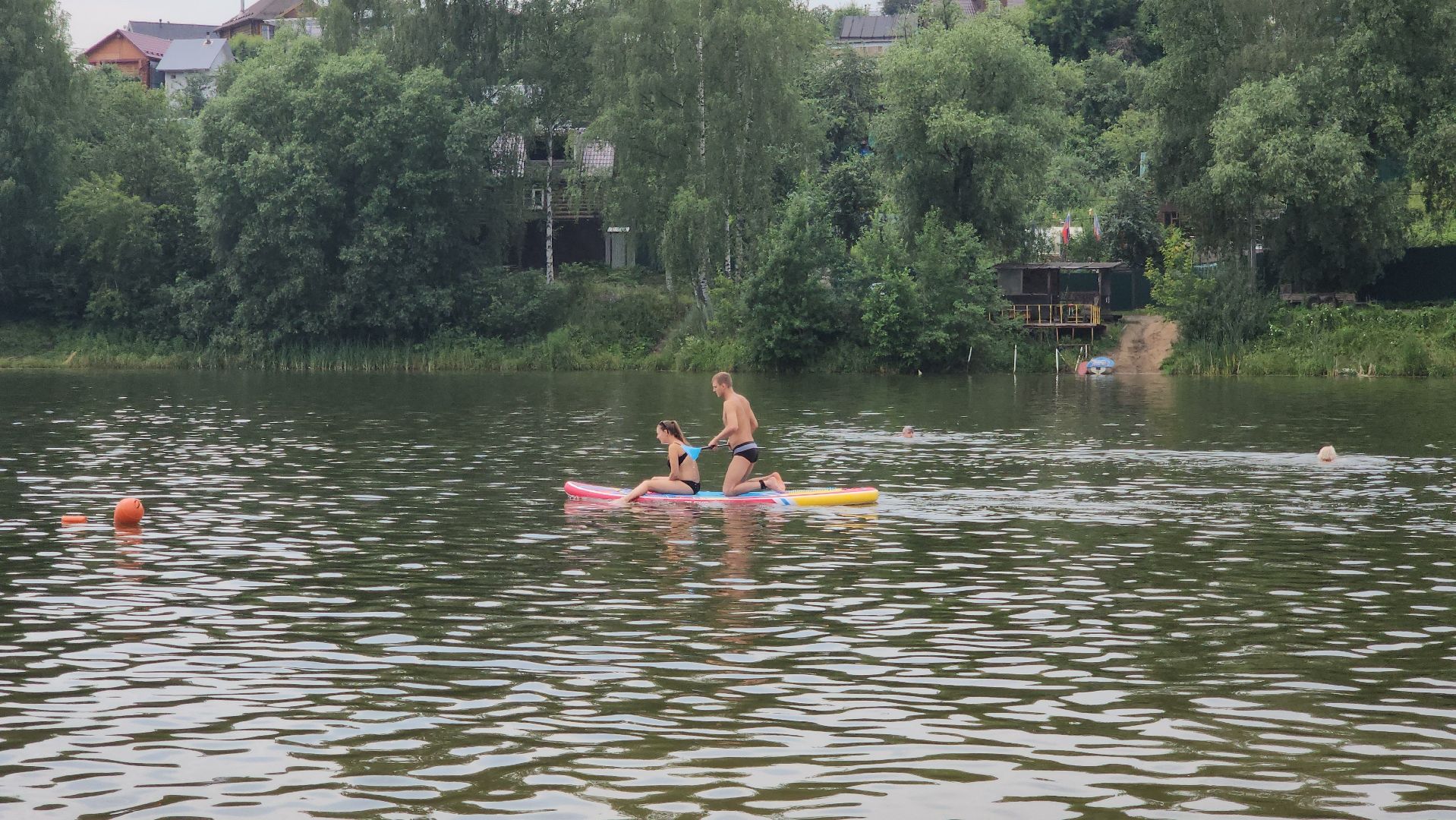 плотина на реке синичка, красногорск, сапы,