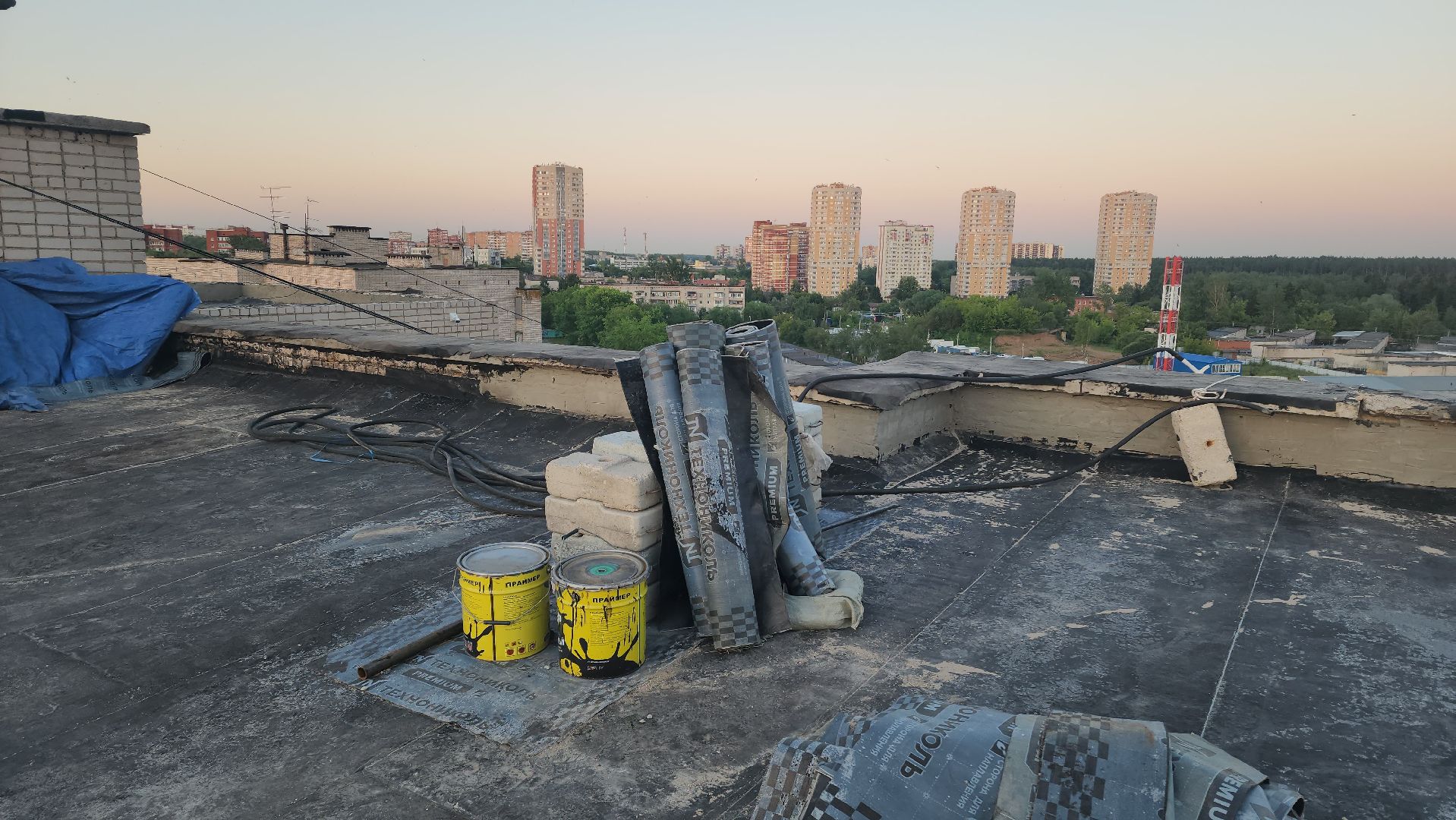 капитальный  ремонт, Ремонт крыши, Лобня ,