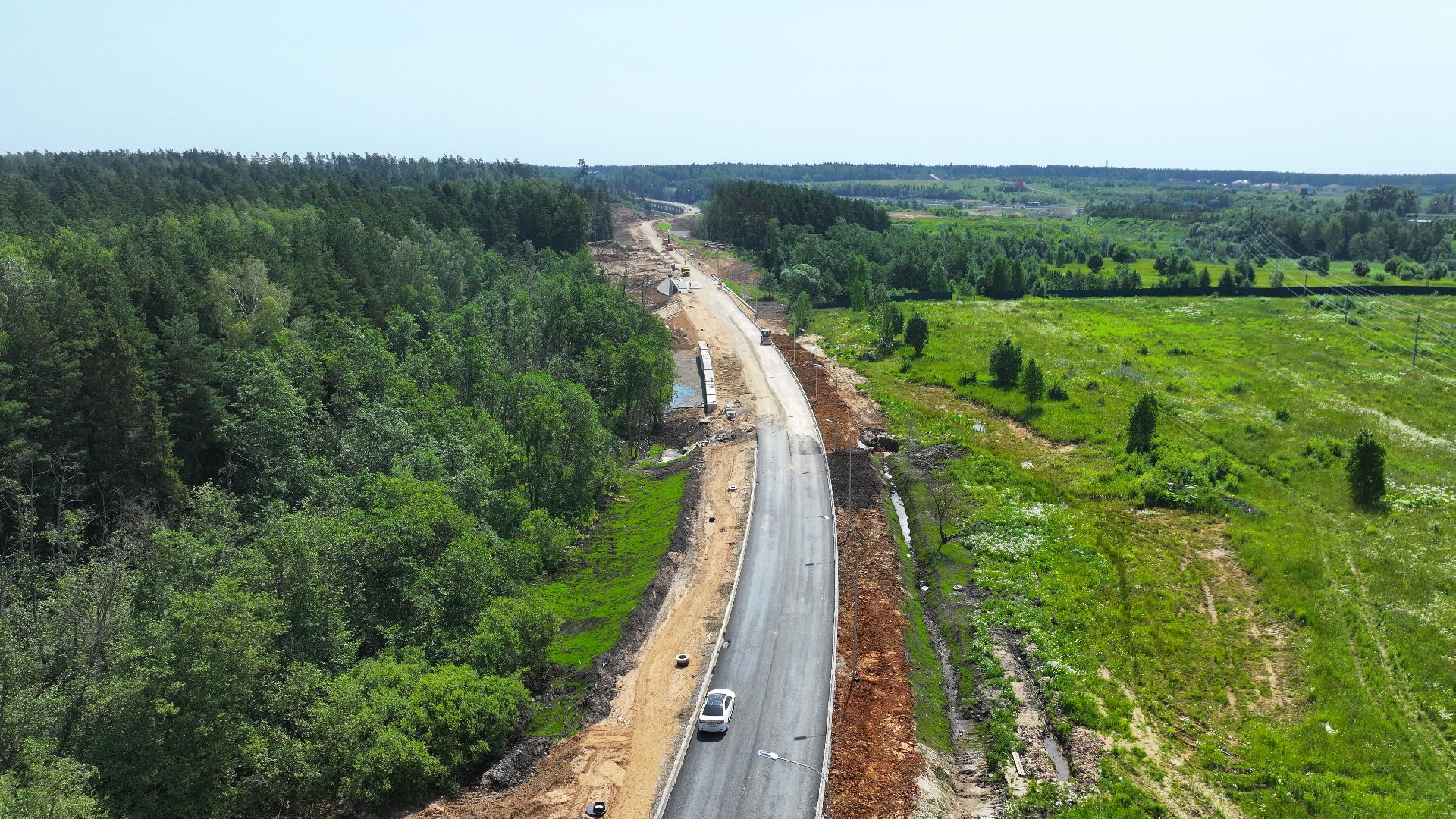 видео с коптера, дороги подмосковья, дороги истра, павловская слобода,