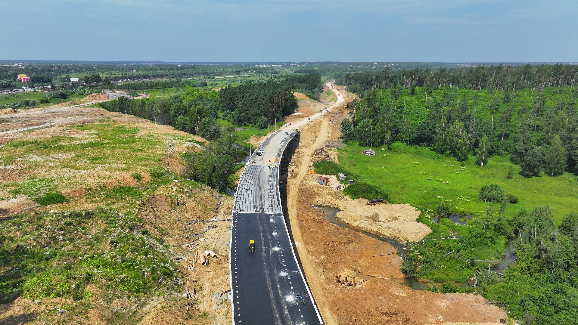 видео с коптера, дороги подмосковья, дороги истра, павловская слобода,