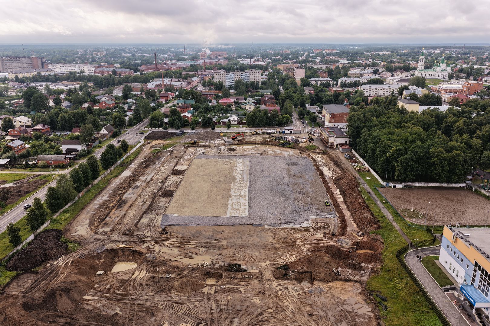 видео с коптера, стадион мещера, стадион егорьевск, спорт в егорьевске,