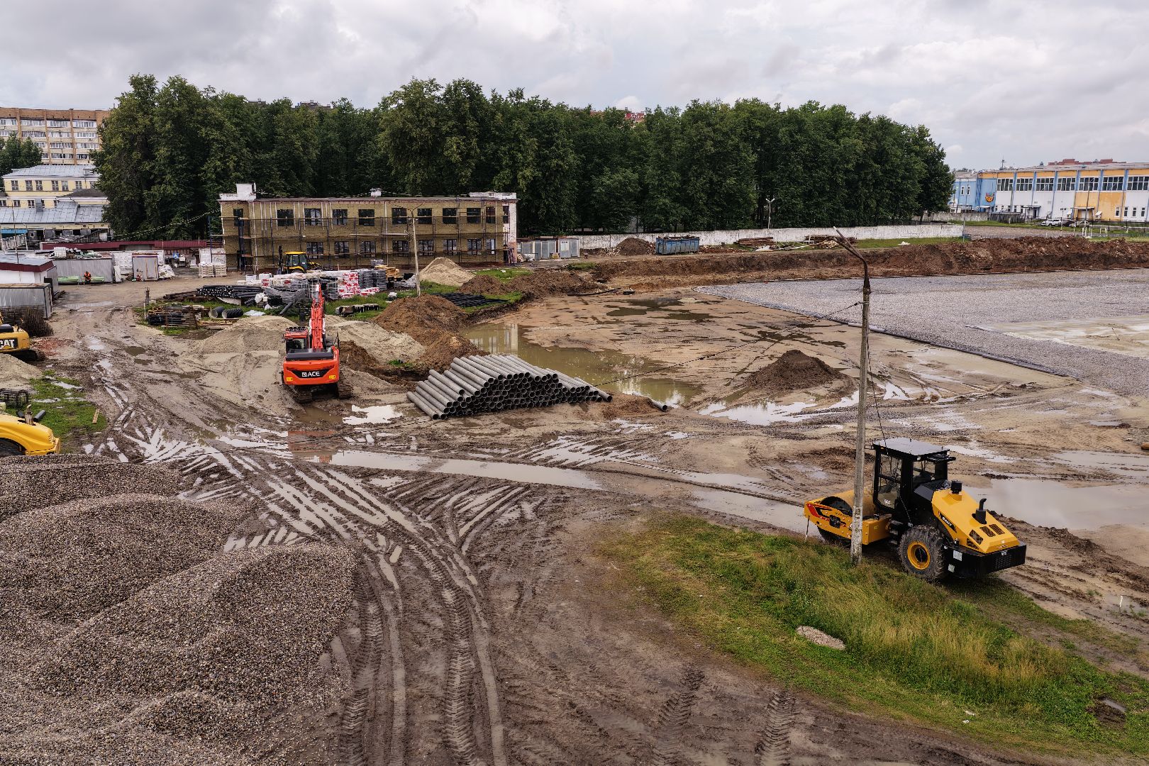 видео с коптера, стадион мещера, стадион егорьевск, спорт в егорьевске,