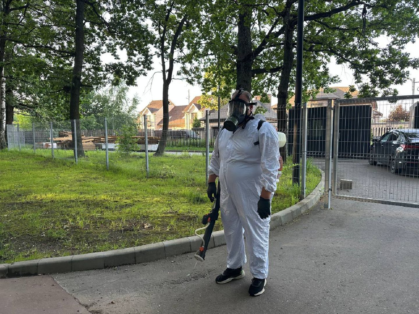 обработка от клещей, парки, домодедово,