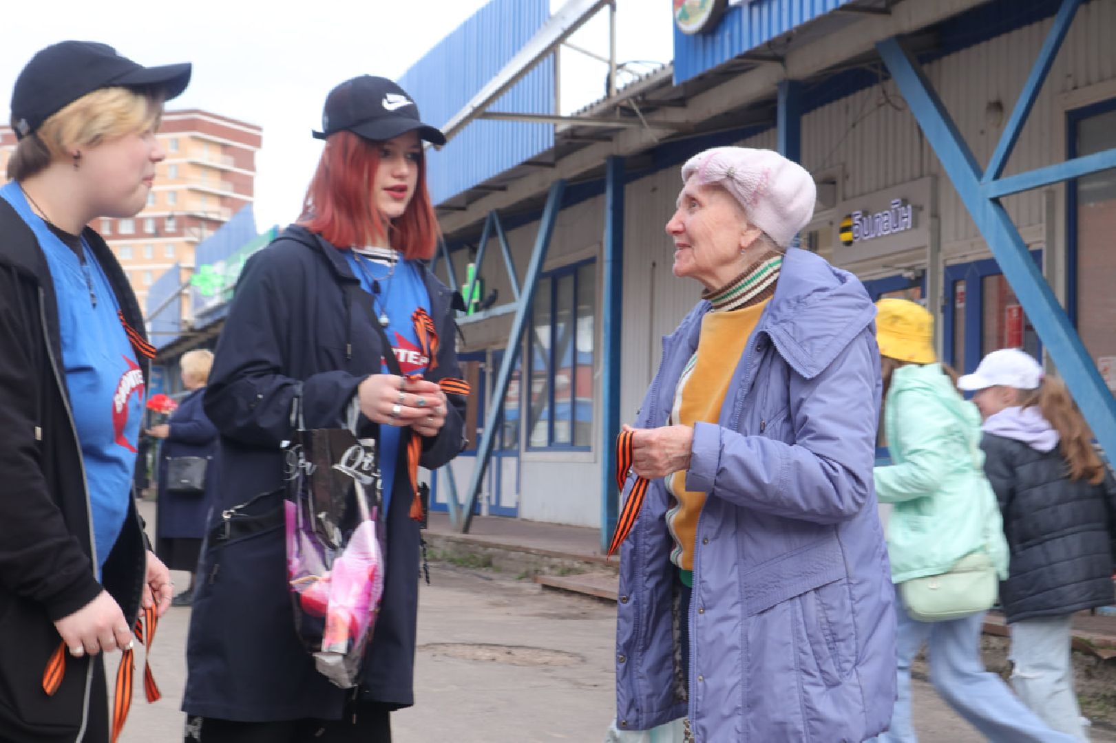 Пущино, волонтеры, День Победы