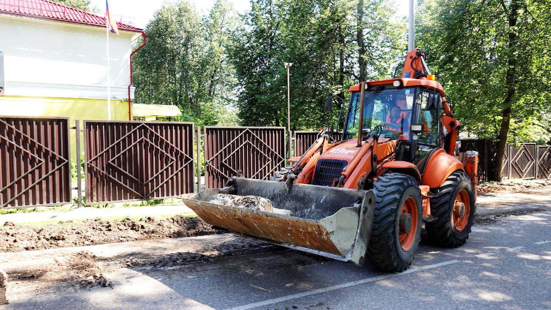 благоустройство, дороги, сергиево-посадский городской округ , сергиев посад , тротуар,