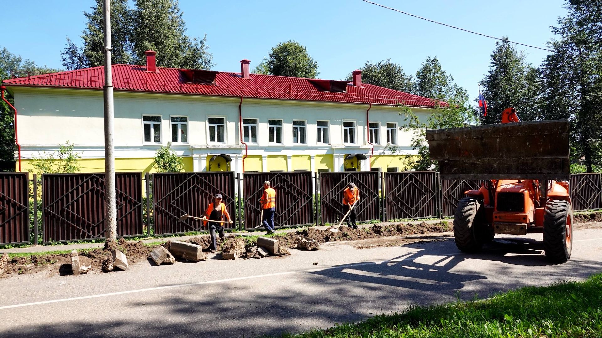 благоустройство, дороги, сергиево-посадский городской округ , сергиев посад , тротуар,