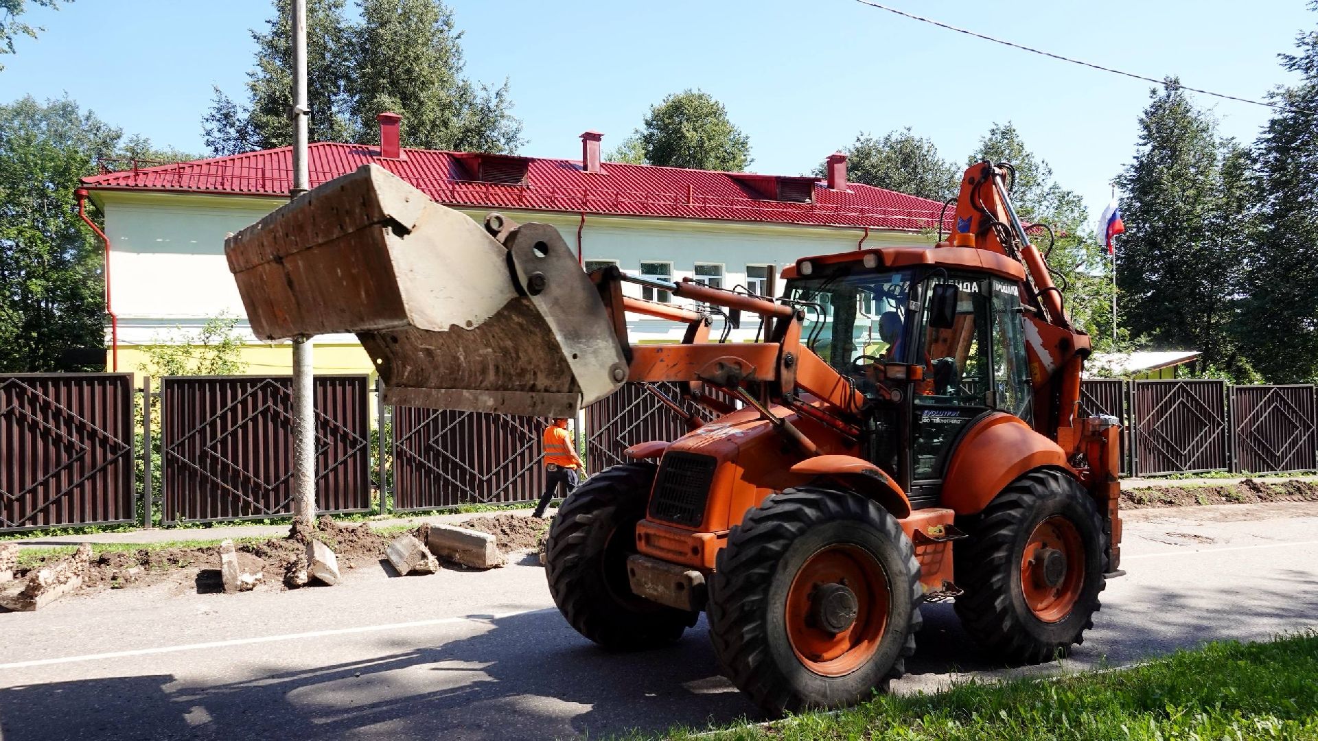 благоустройство, дороги, сергиево-посадский городской округ , сергиев посад , тротуар,