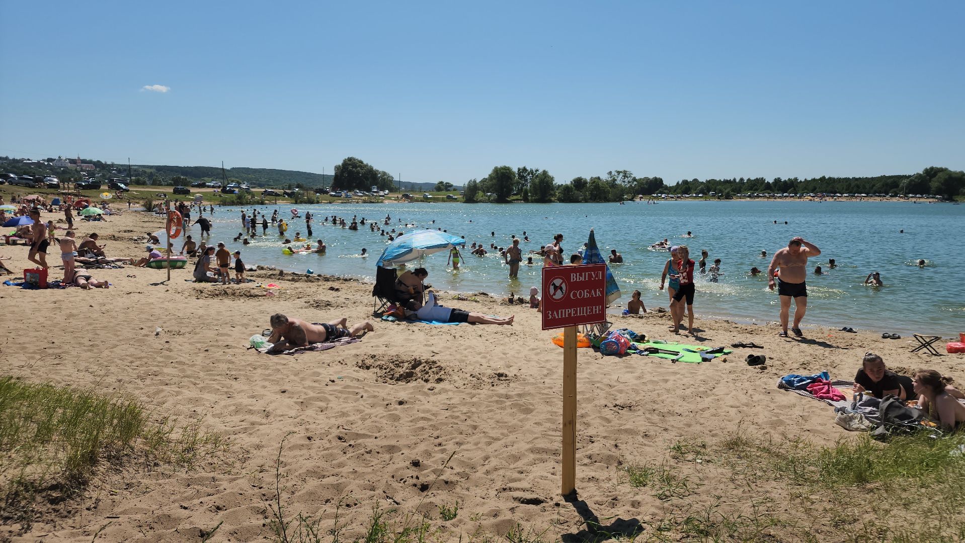 ступино, лето в подмосковье, пляжи,