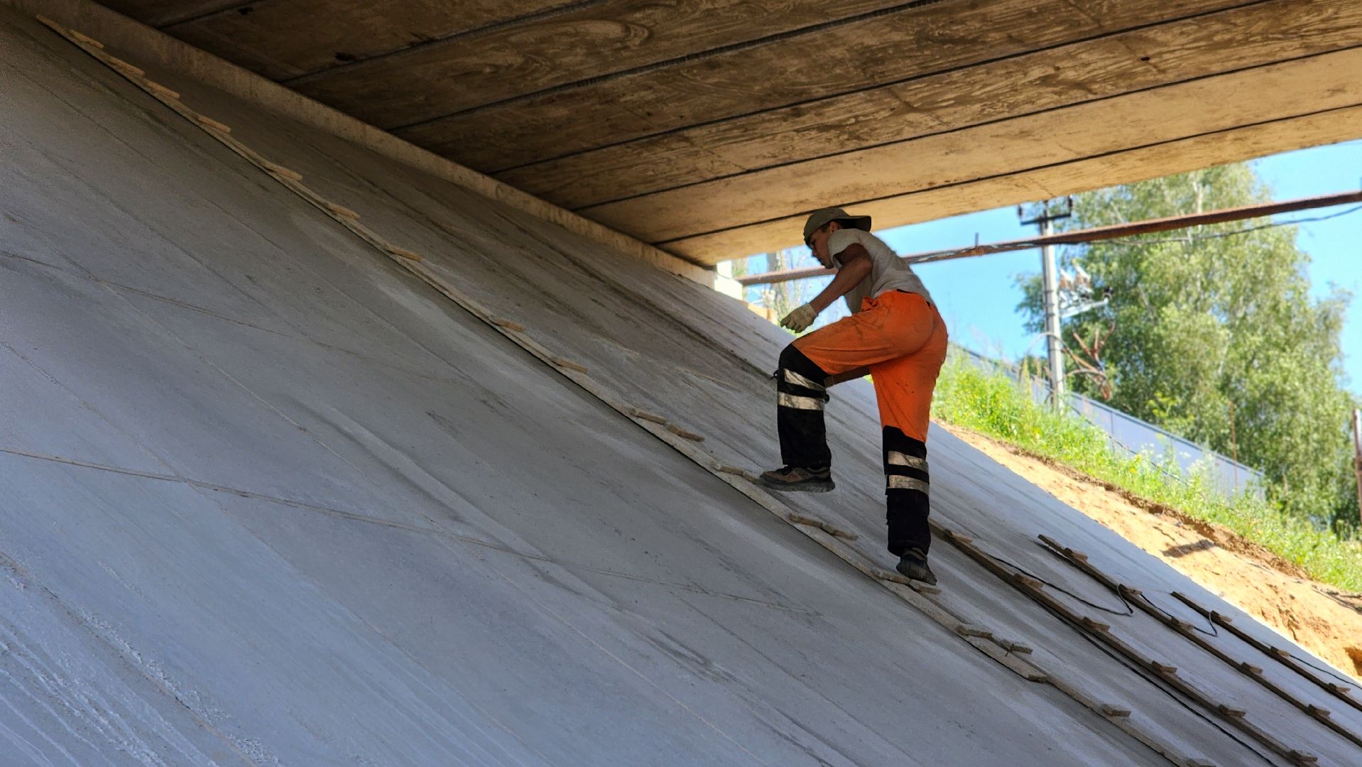 волоколамск, ремонт путепровода,