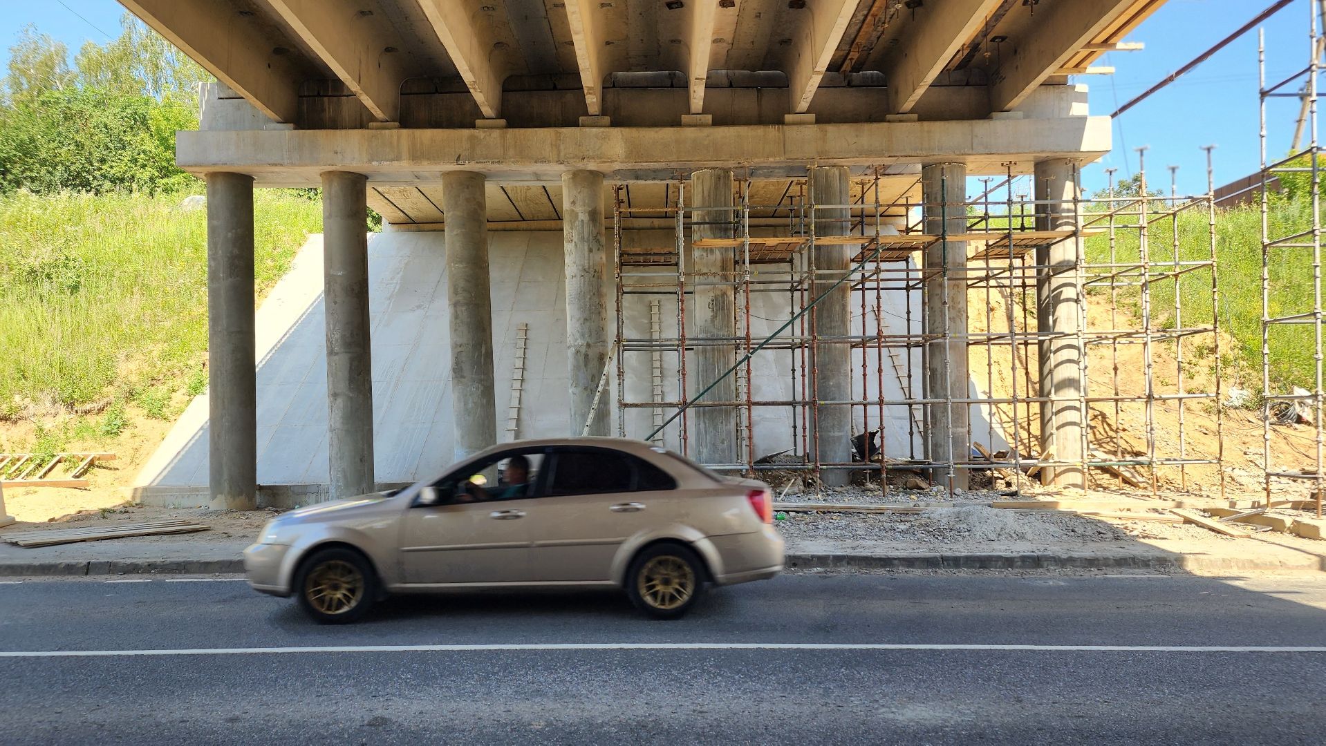 волоколамск, ремонт путепровода,