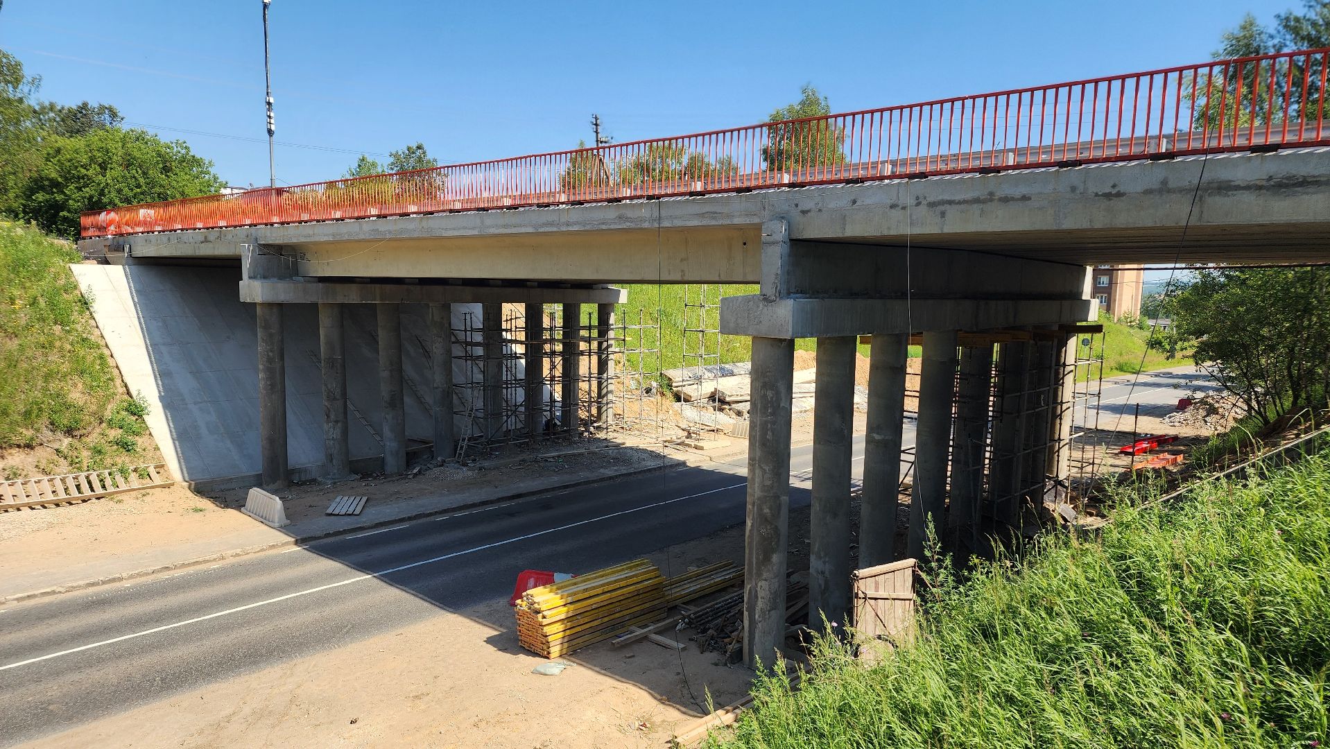 волоколамск, ремонт путепровода,