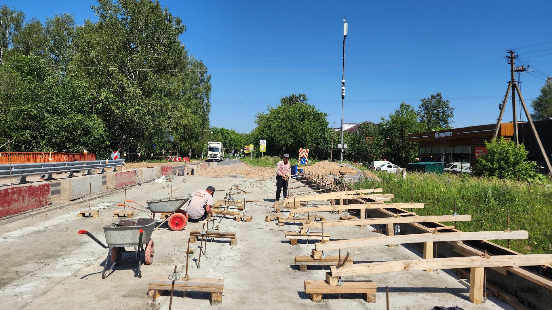 волоколамск, ремонт путепровода,