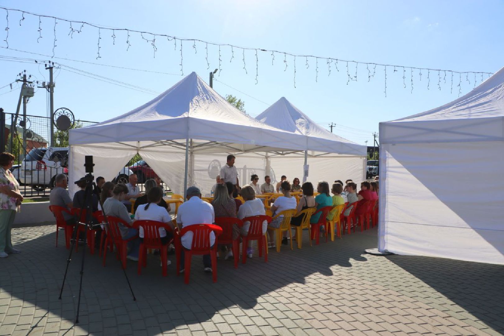 выездная администрация в парке,серебряные пруды, парк серебряный,