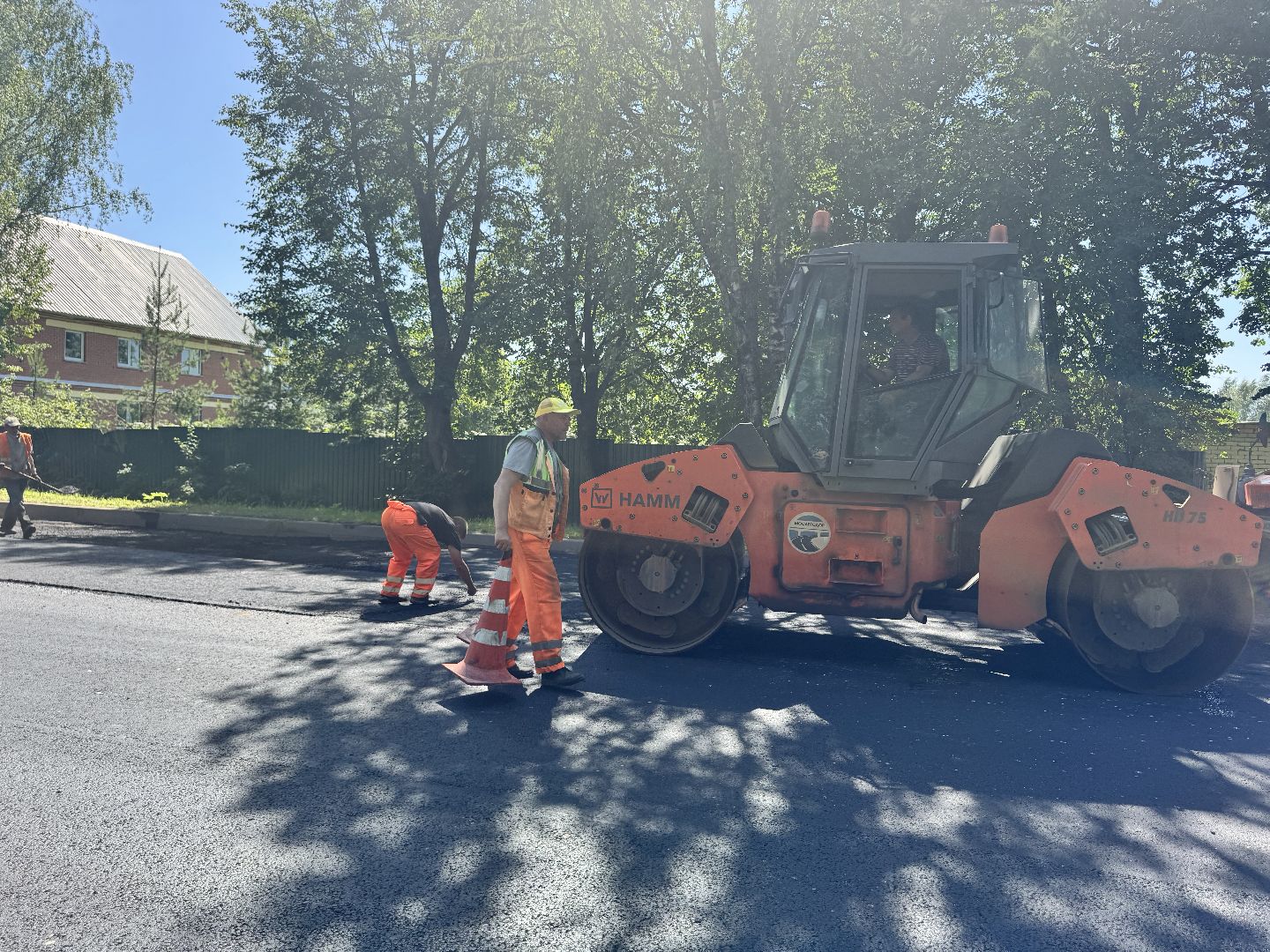 шаховская, ремонт автомобильных дорог, дороги,