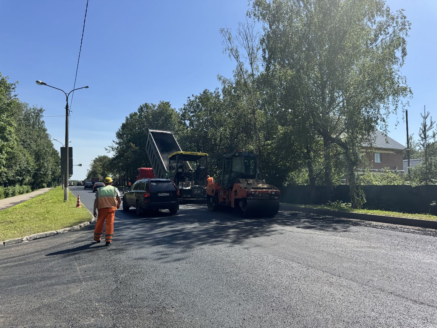 шаховская, ремонт автомобильных дорог, дороги,