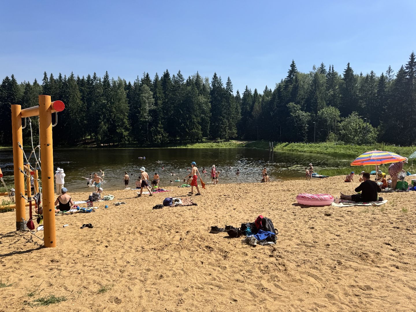 шаховская, плотина, пляж,