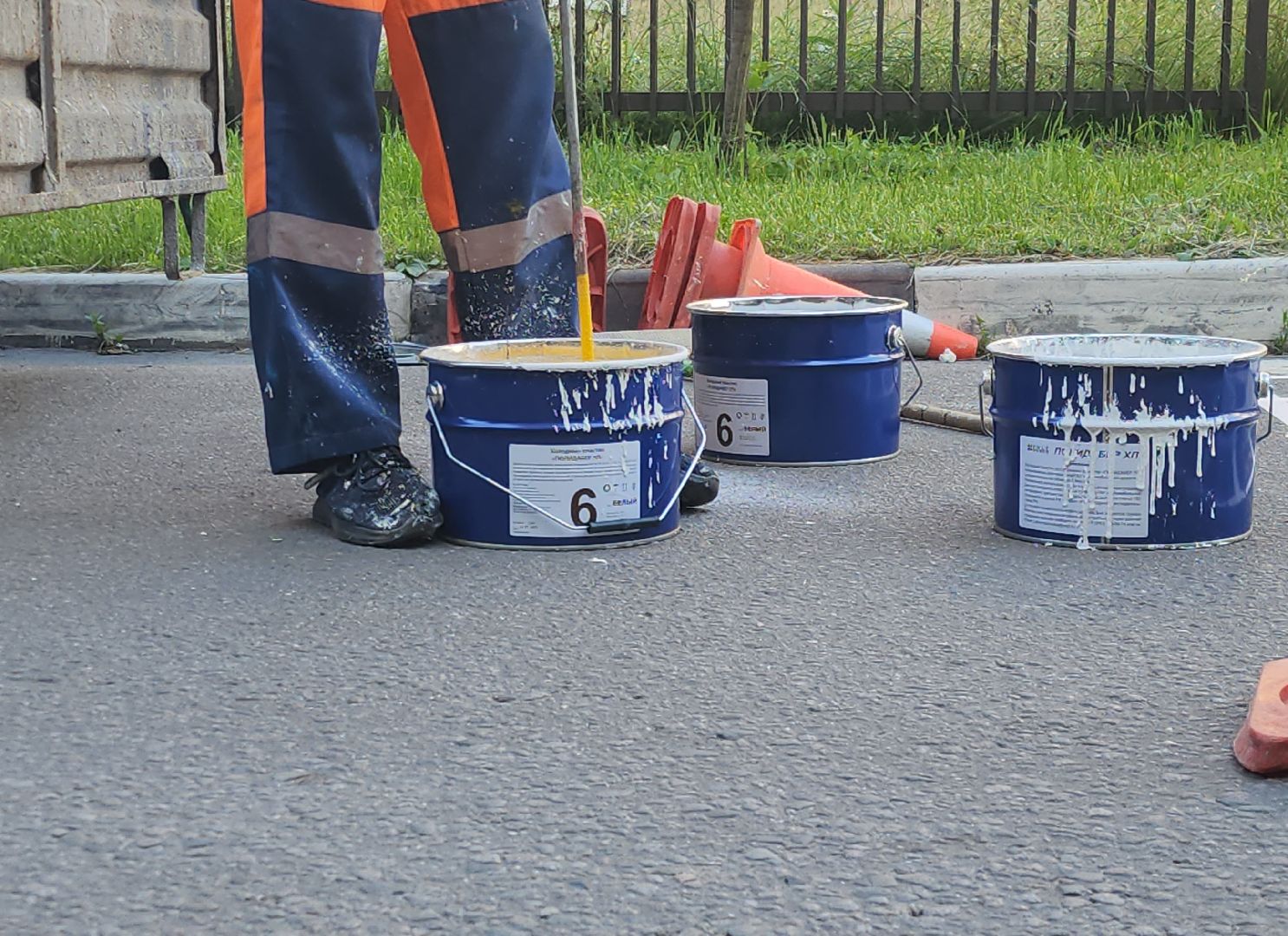 Химки, Дороги , Разметка,