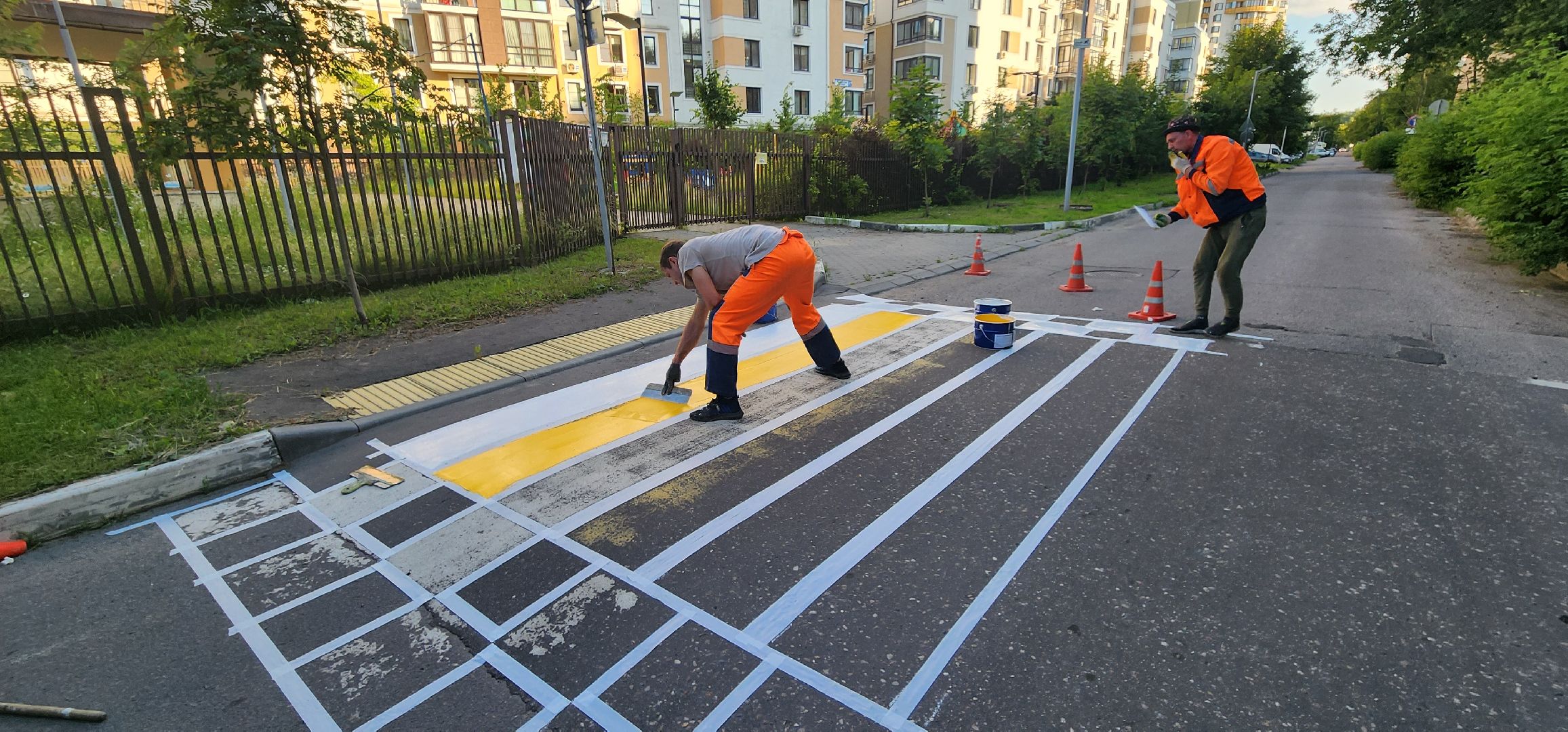 Химки, Дороги , Разметка,