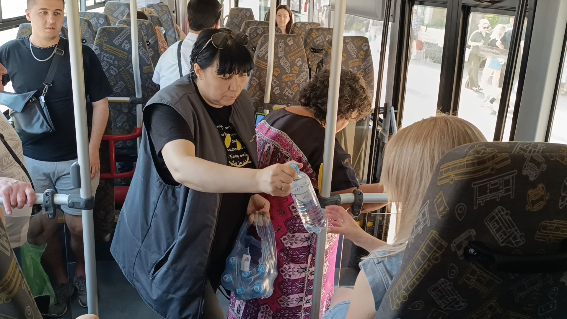 вода, лето, автобус, лобня,