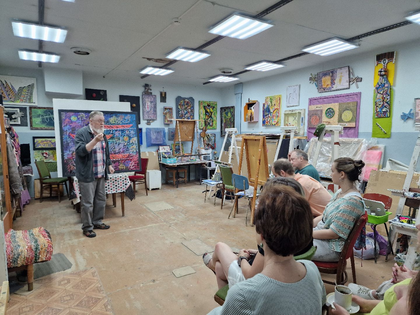 дубна, художникШмагин, ДКОктябрьДубна,