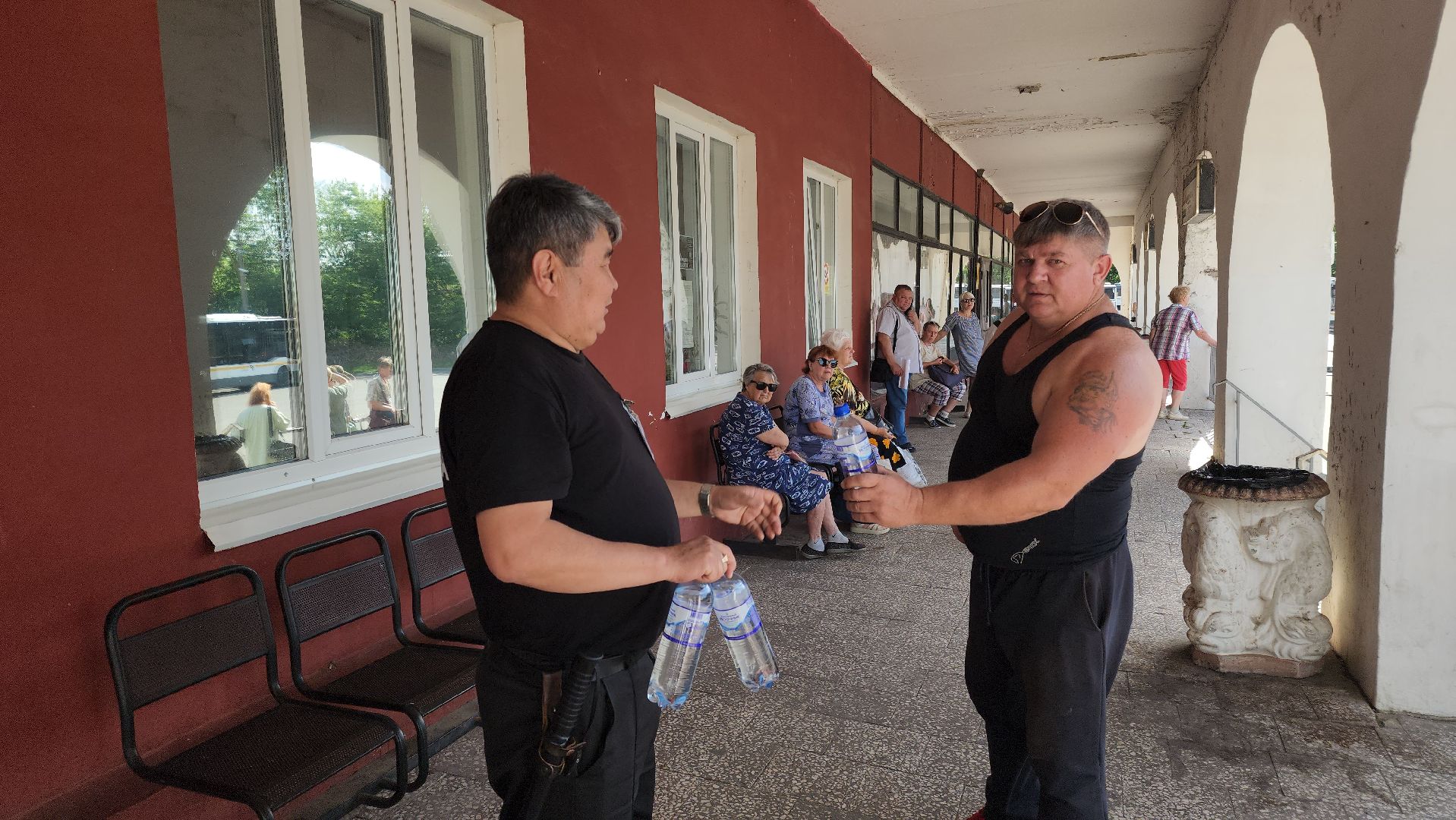 зарайск,  общественный транспорт, жара в подмосковье, транспорт подмосковья, мострансавто,