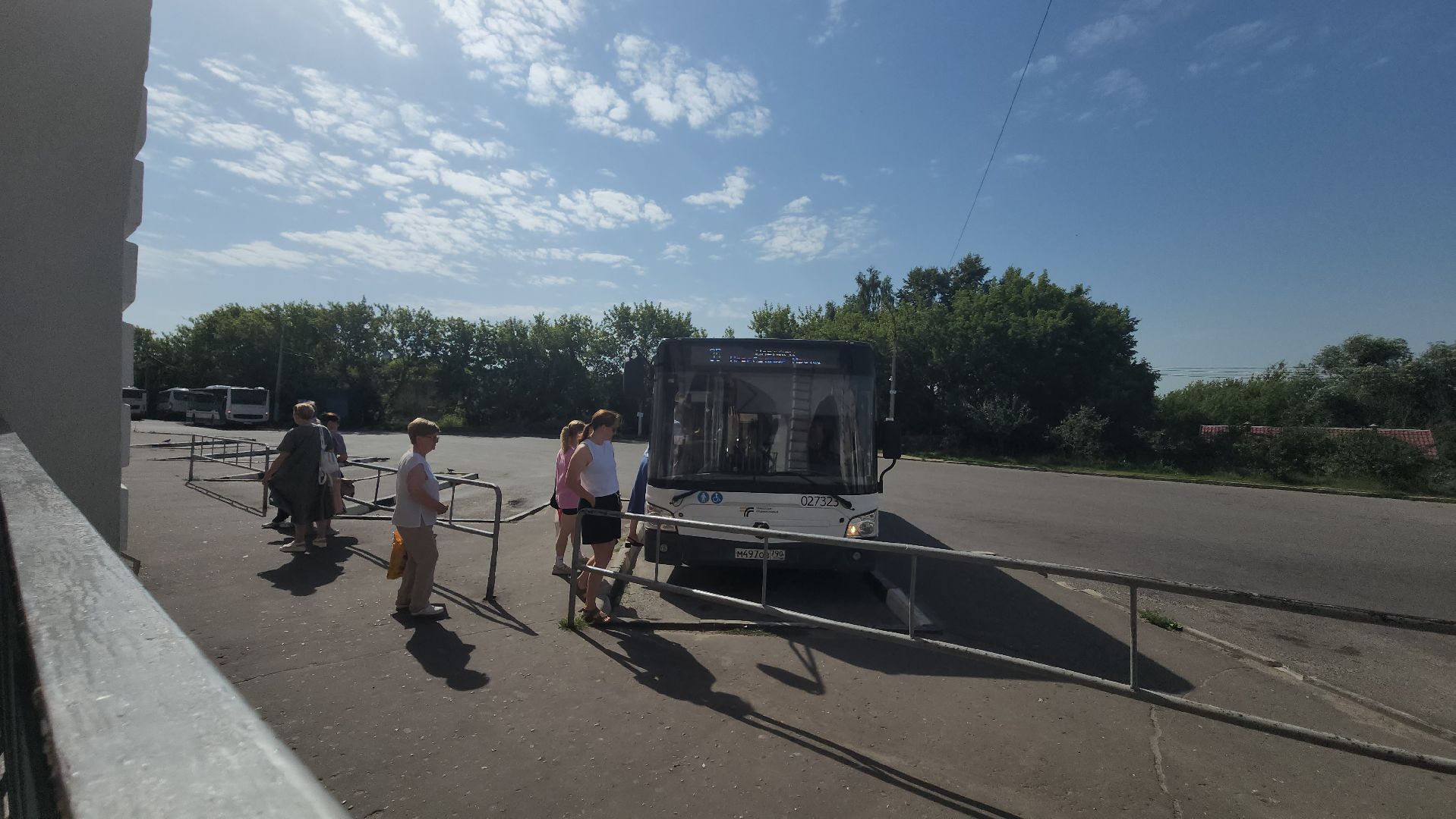 зарайск,  общественный транспорт, жара в подмосковье, транспорт подмосковья, мострансавто,