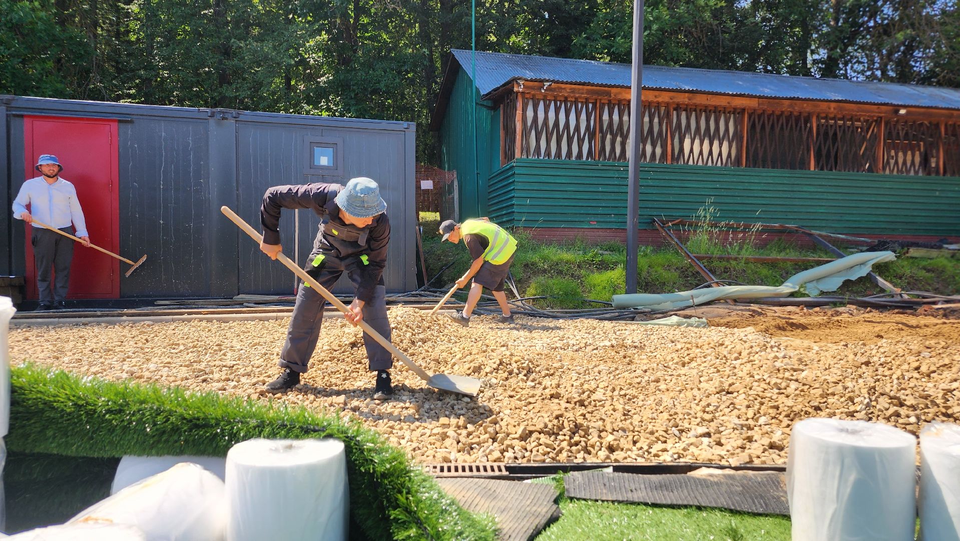 волоколамск, ремонт стадиона, искусственная трава,