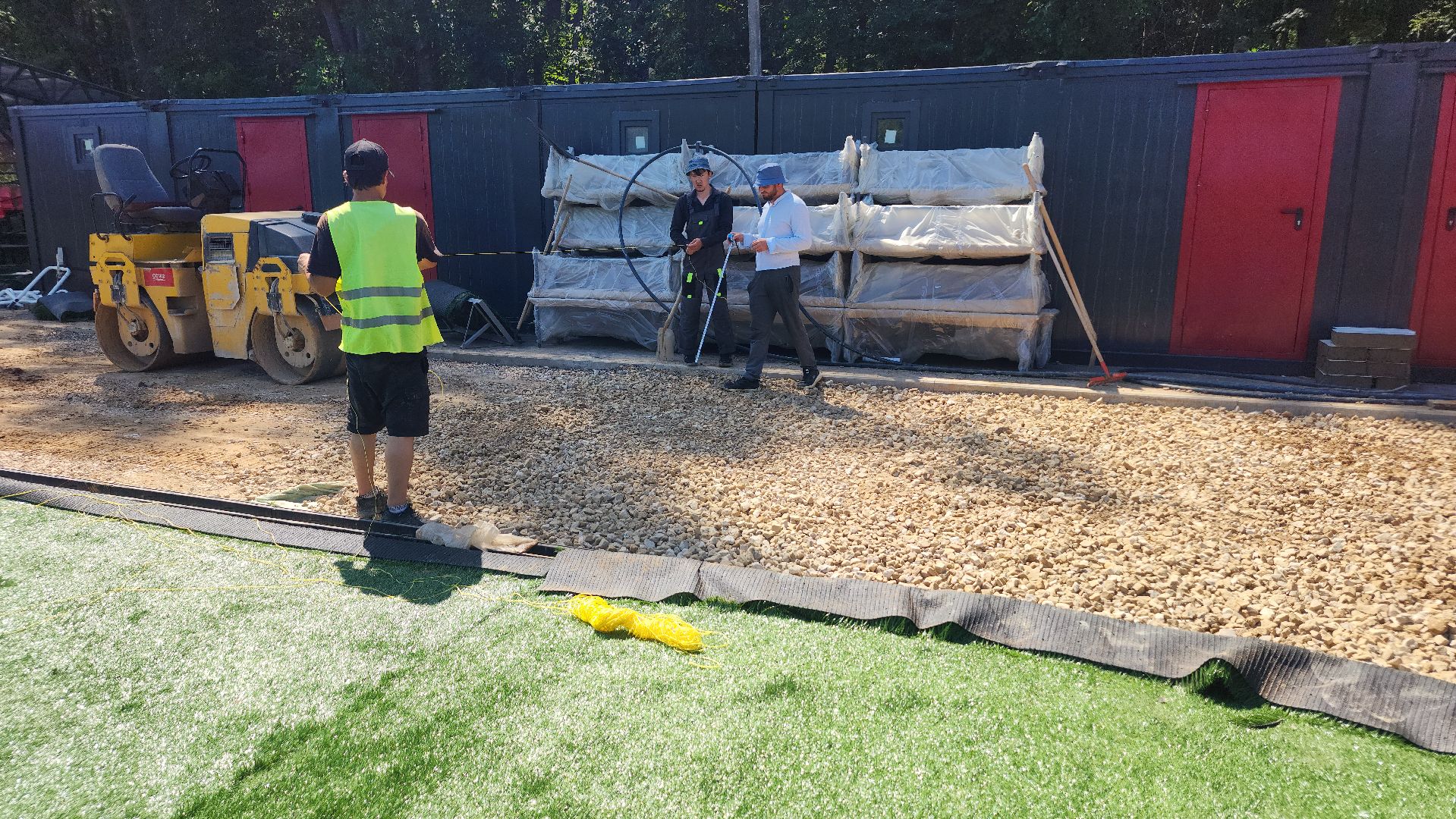 волоколамск, ремонт стадиона, искусственная трава,