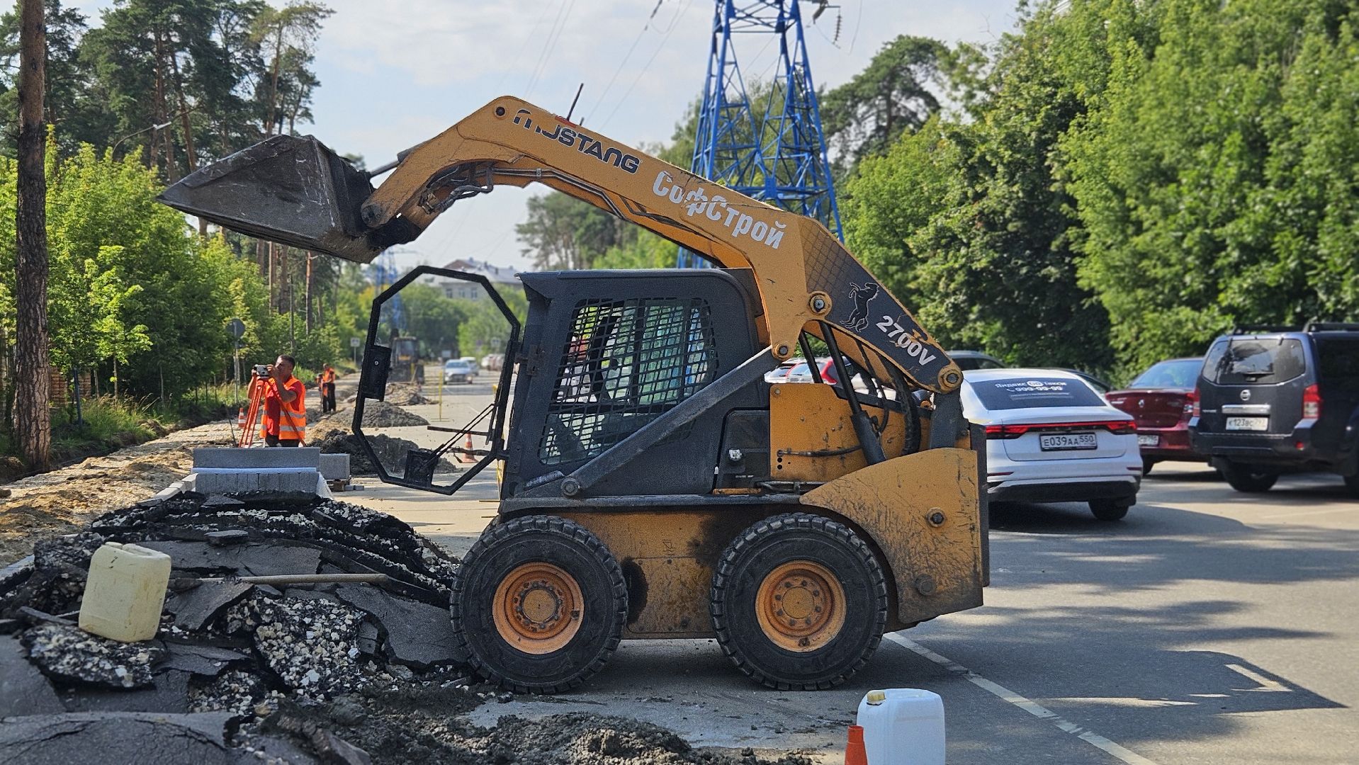 ремонт дороги, жуковский, транспорт,