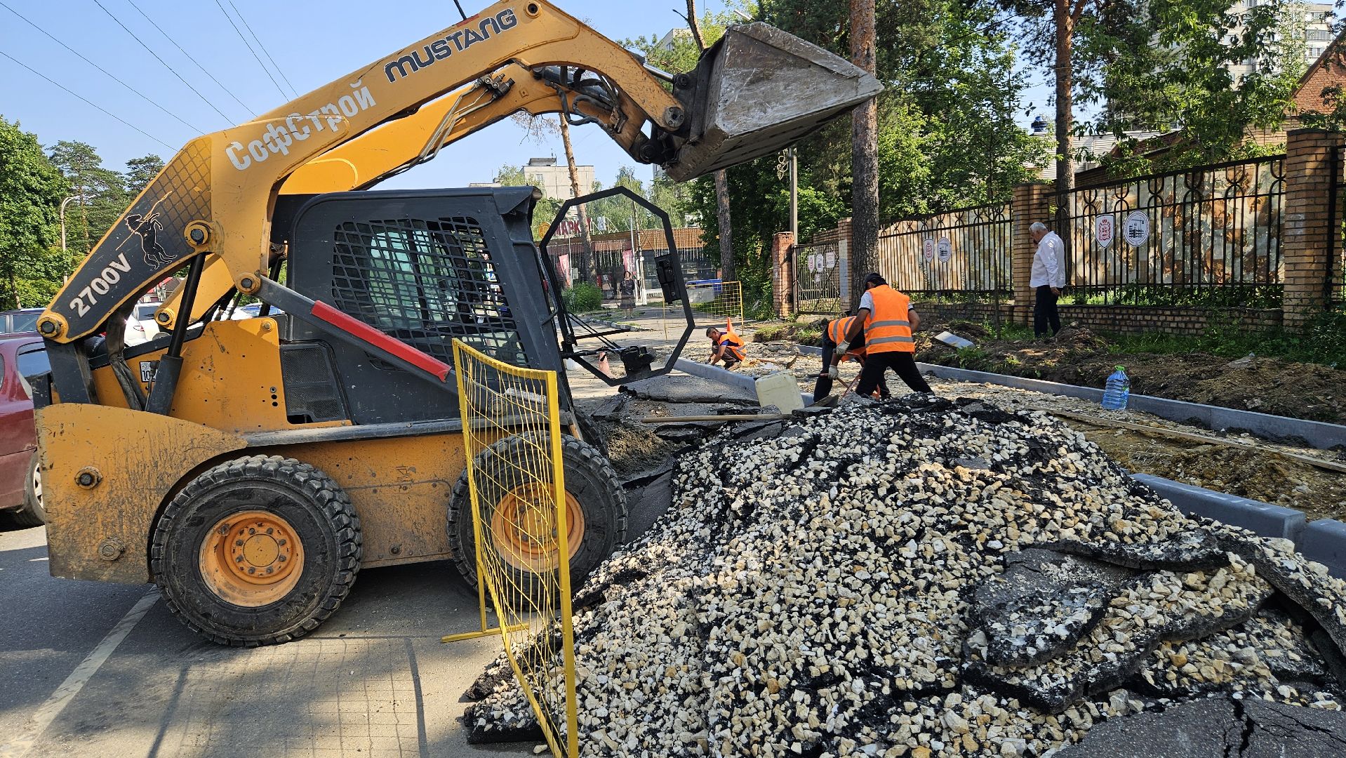 ремонт дороги, жуковский, транспорт,