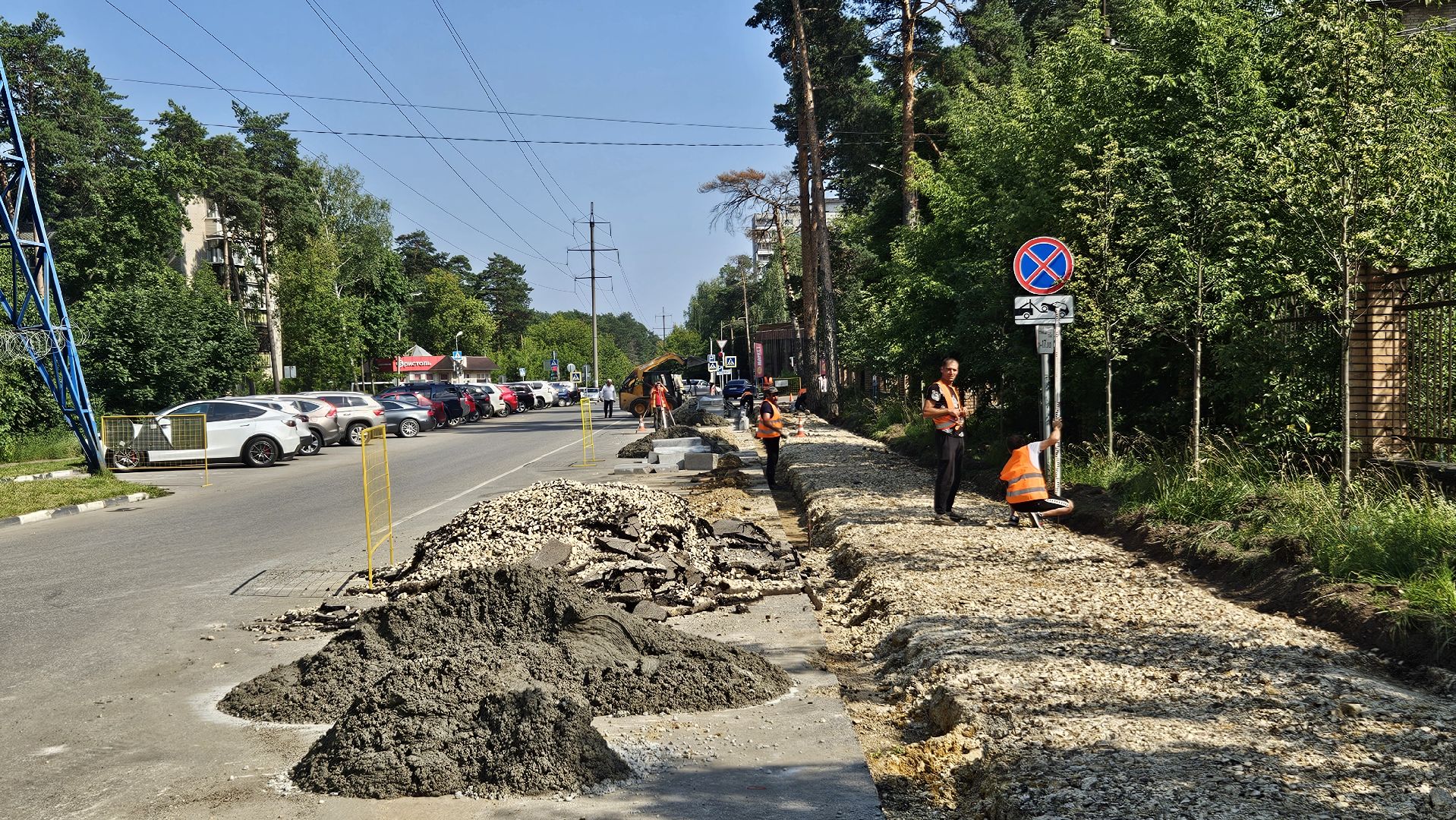 ремонт дороги, жуковский, транспорт,
