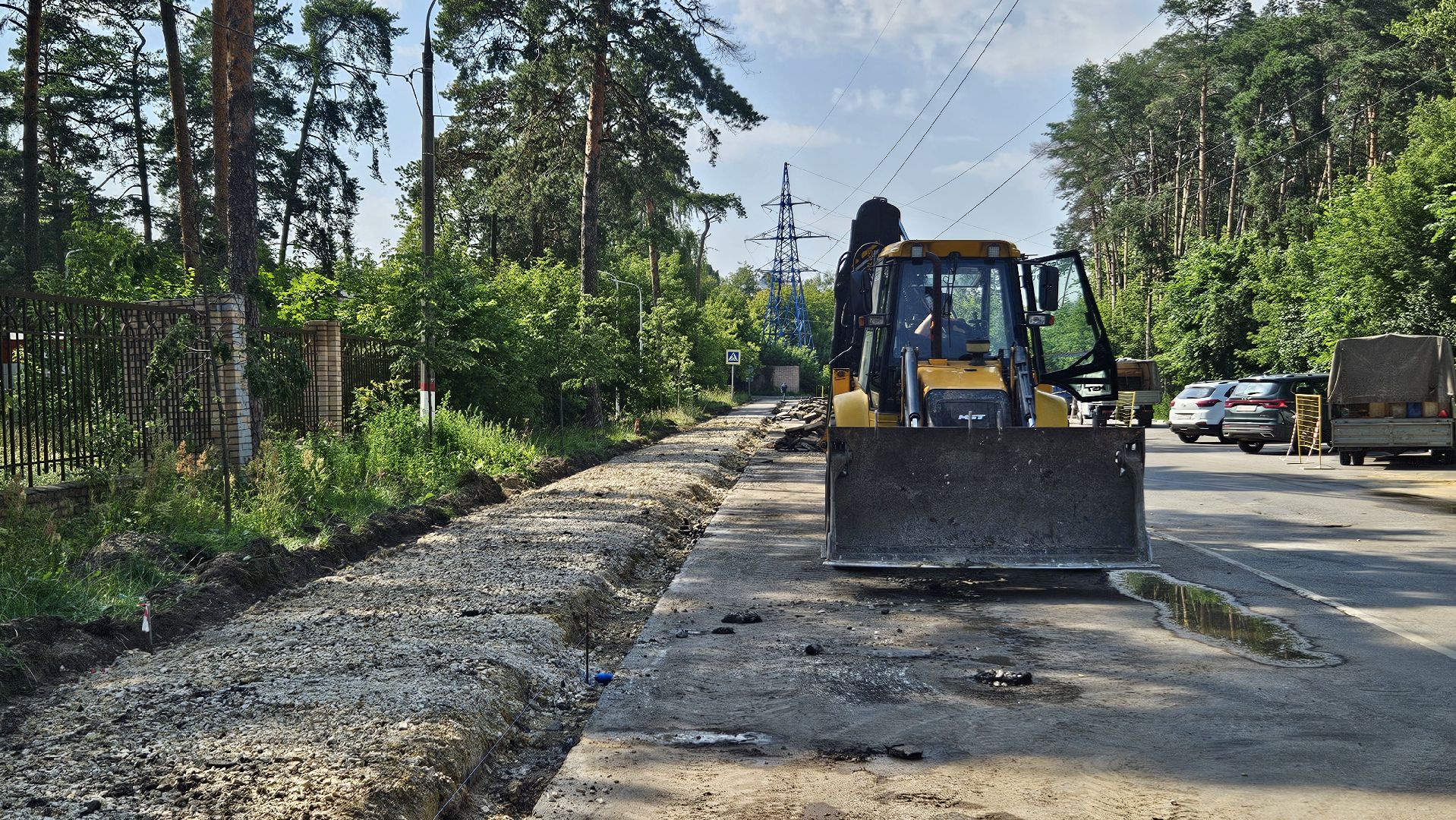 ремонт дороги, жуковский, транспорт,