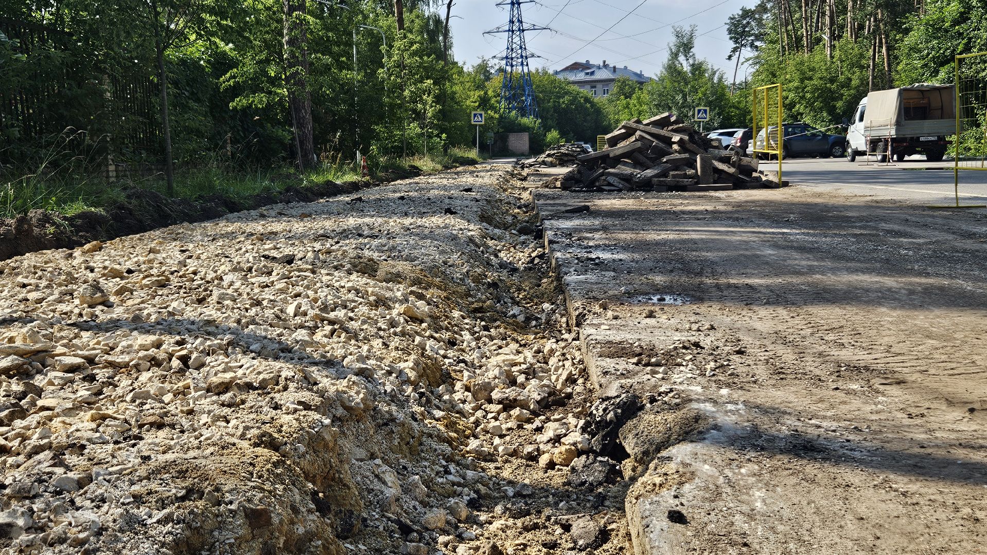 ремонт дороги, жуковский, транспорт,