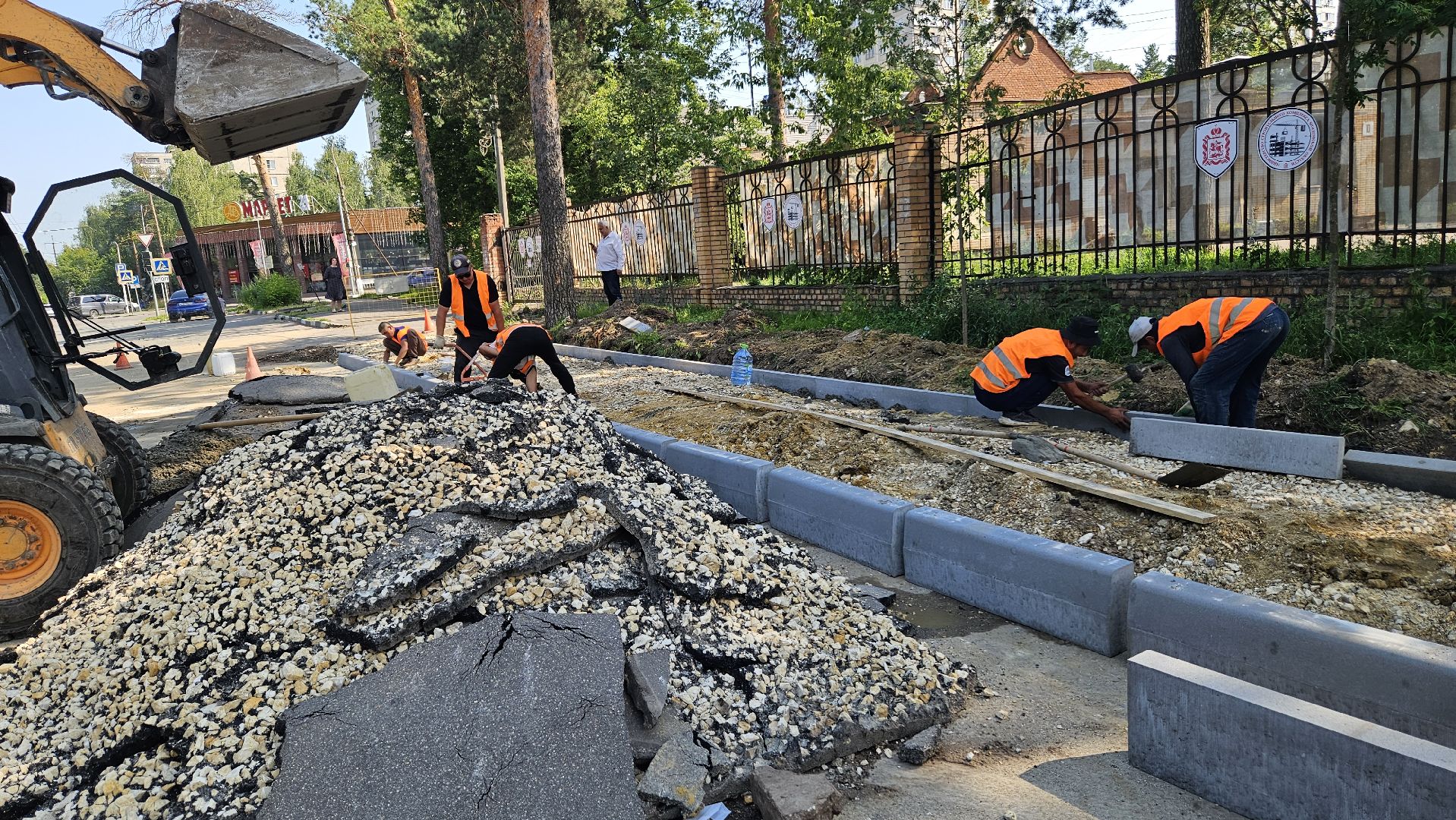 ремонт дороги, жуковский, транспорт,