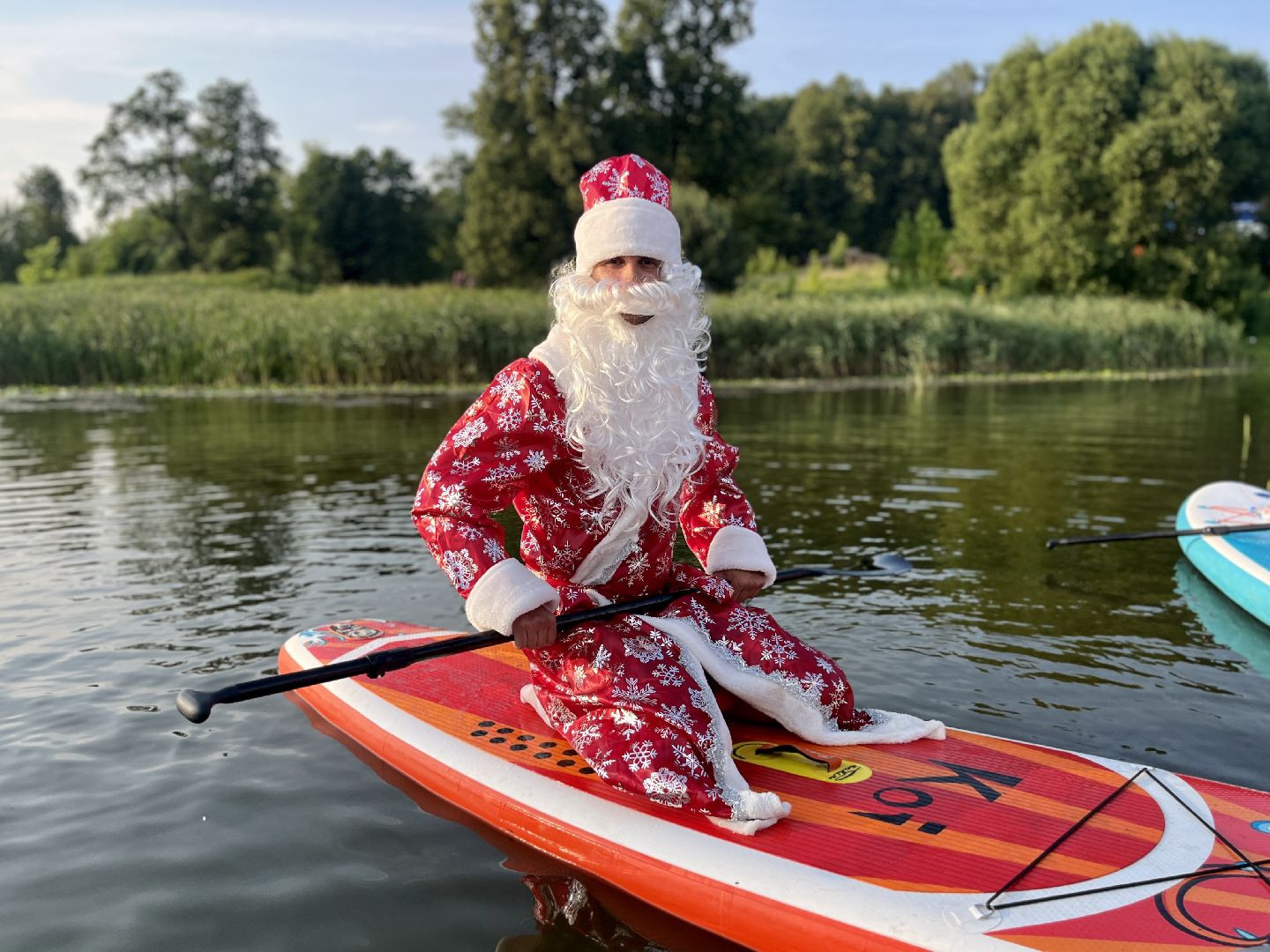 наро-фоминск, наро-фоминский городской округ, река нара, сапборд, костюмированный заплыв, дед мороз,