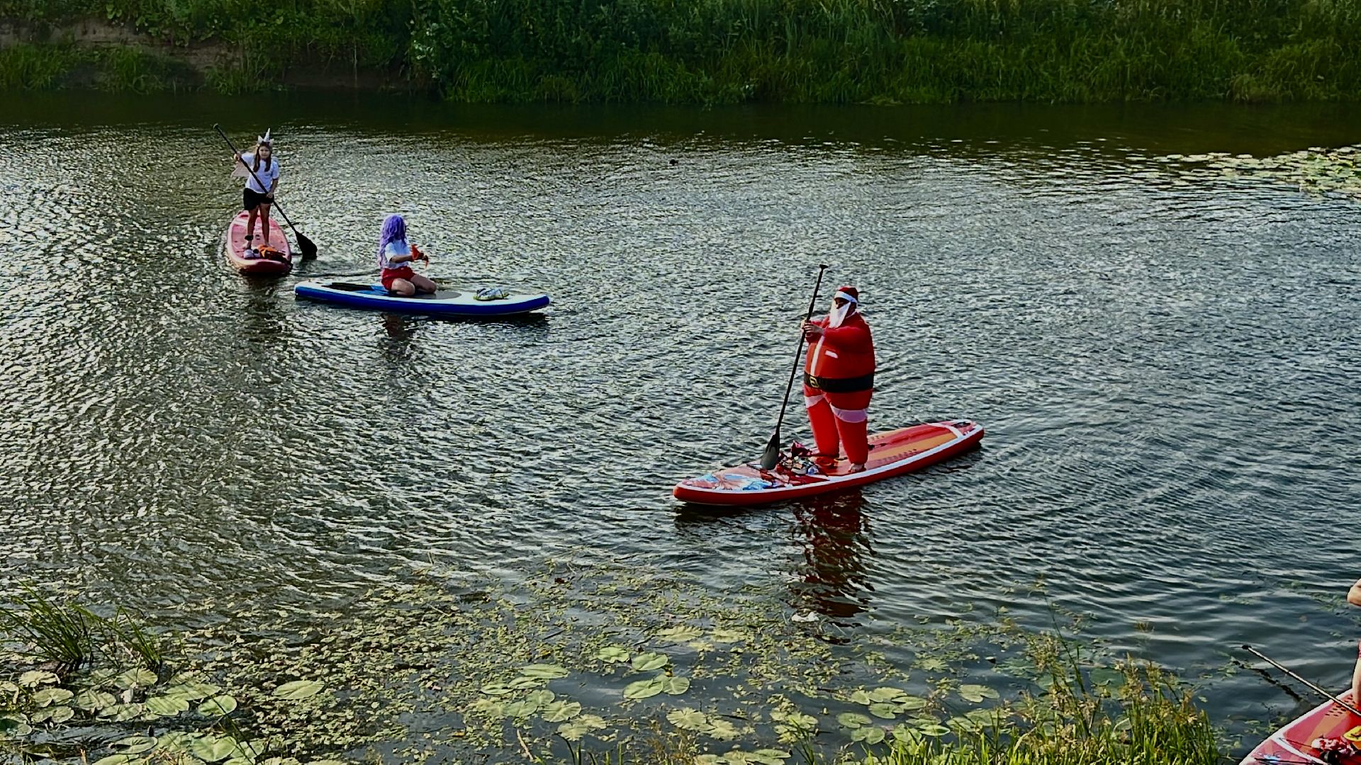 наро-фоминск, наро-фоминский городской округ, река нара, сапборд, костюмированный заплыв, дед мороз,