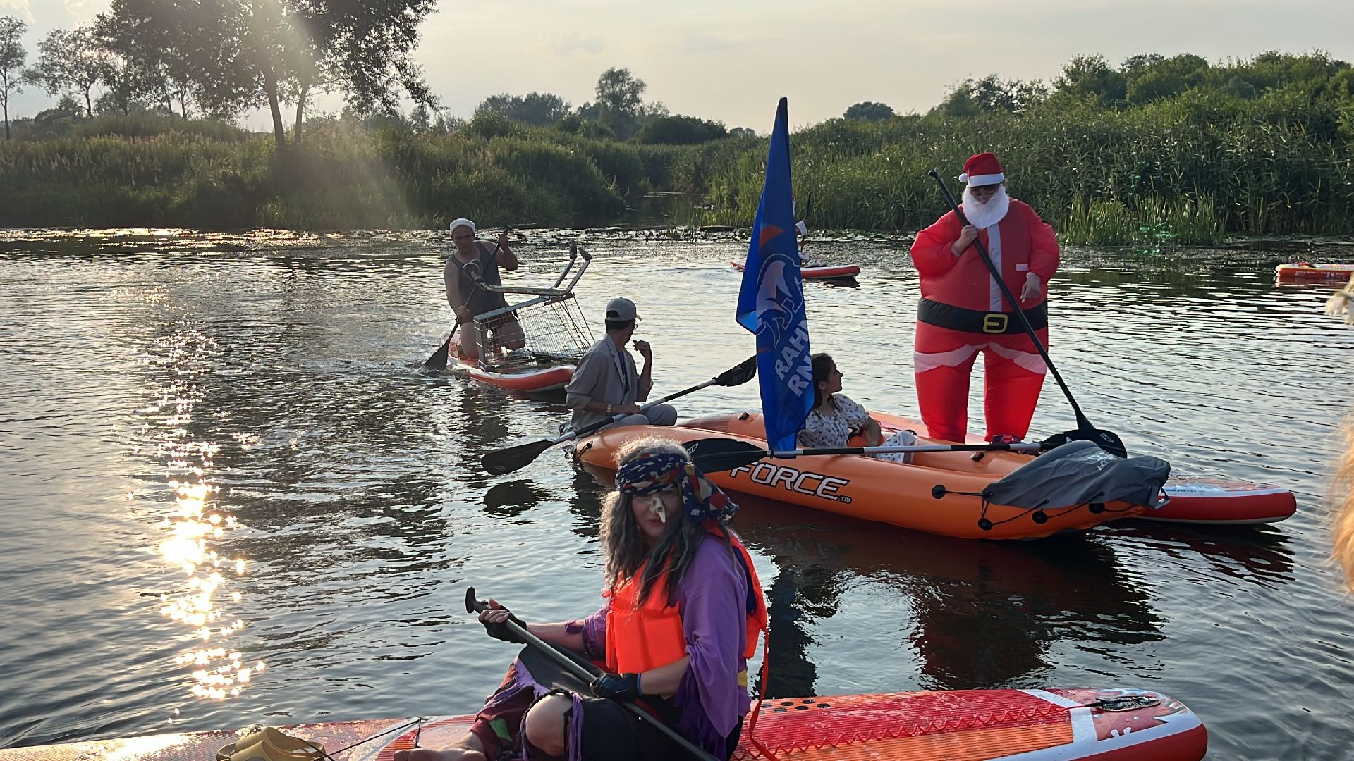 наро-фоминск, наро-фоминский городской округ, река нара, сапборд, костюмированный заплыв, дед мороз,