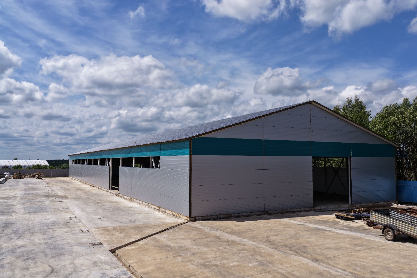 видео с коптера, завод по переработке пластика, завод в рузе,