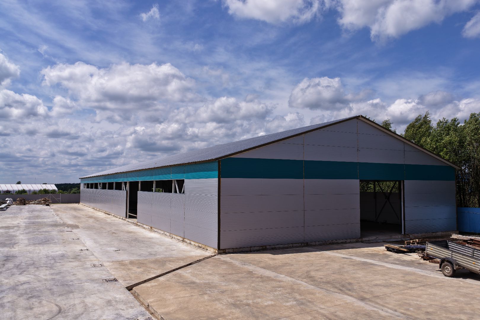 видео с коптера, завод по переработке пластика, завод в рузе,