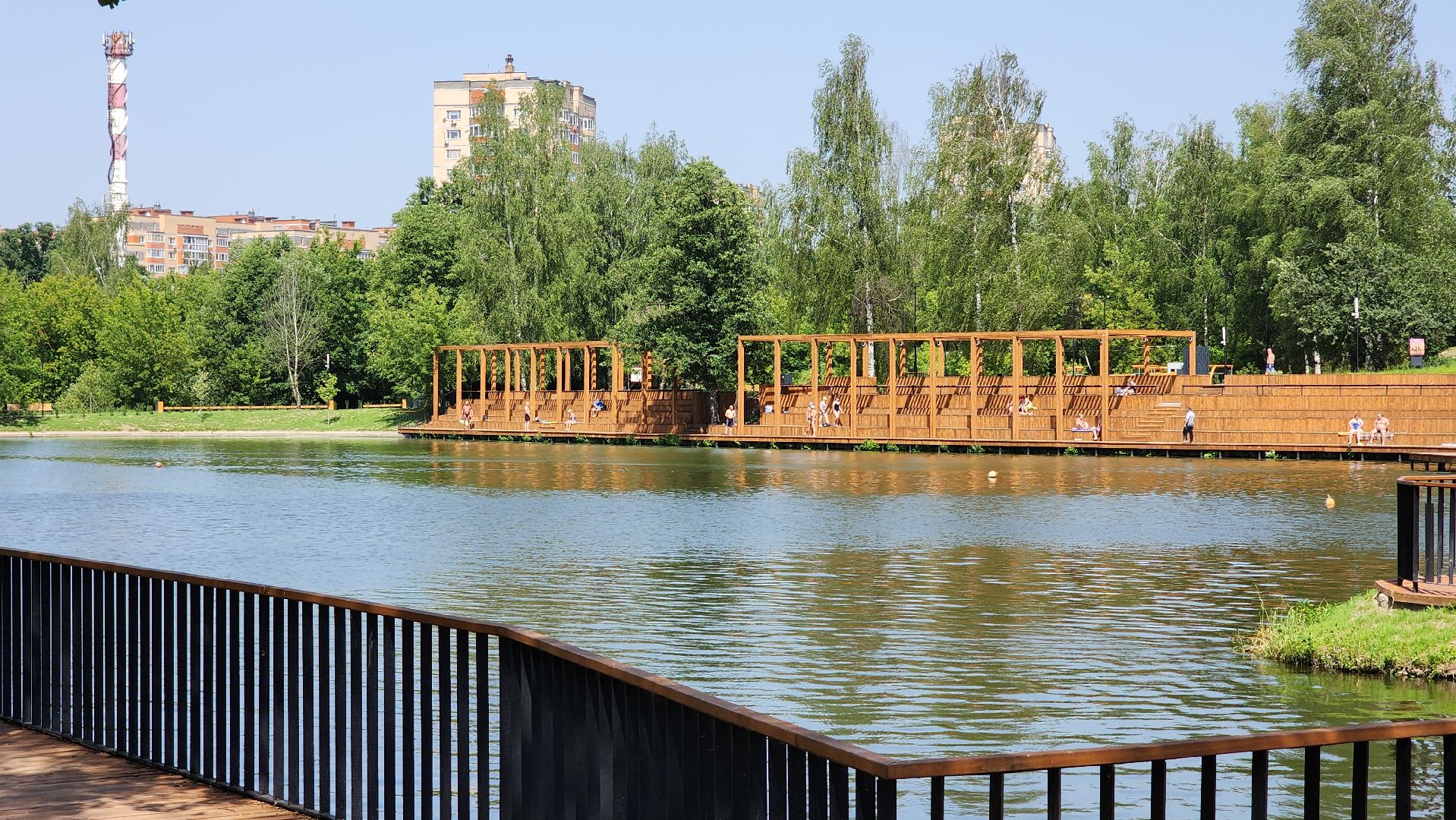 рыбаки, рыбалка, лосино-петровский, водоём,