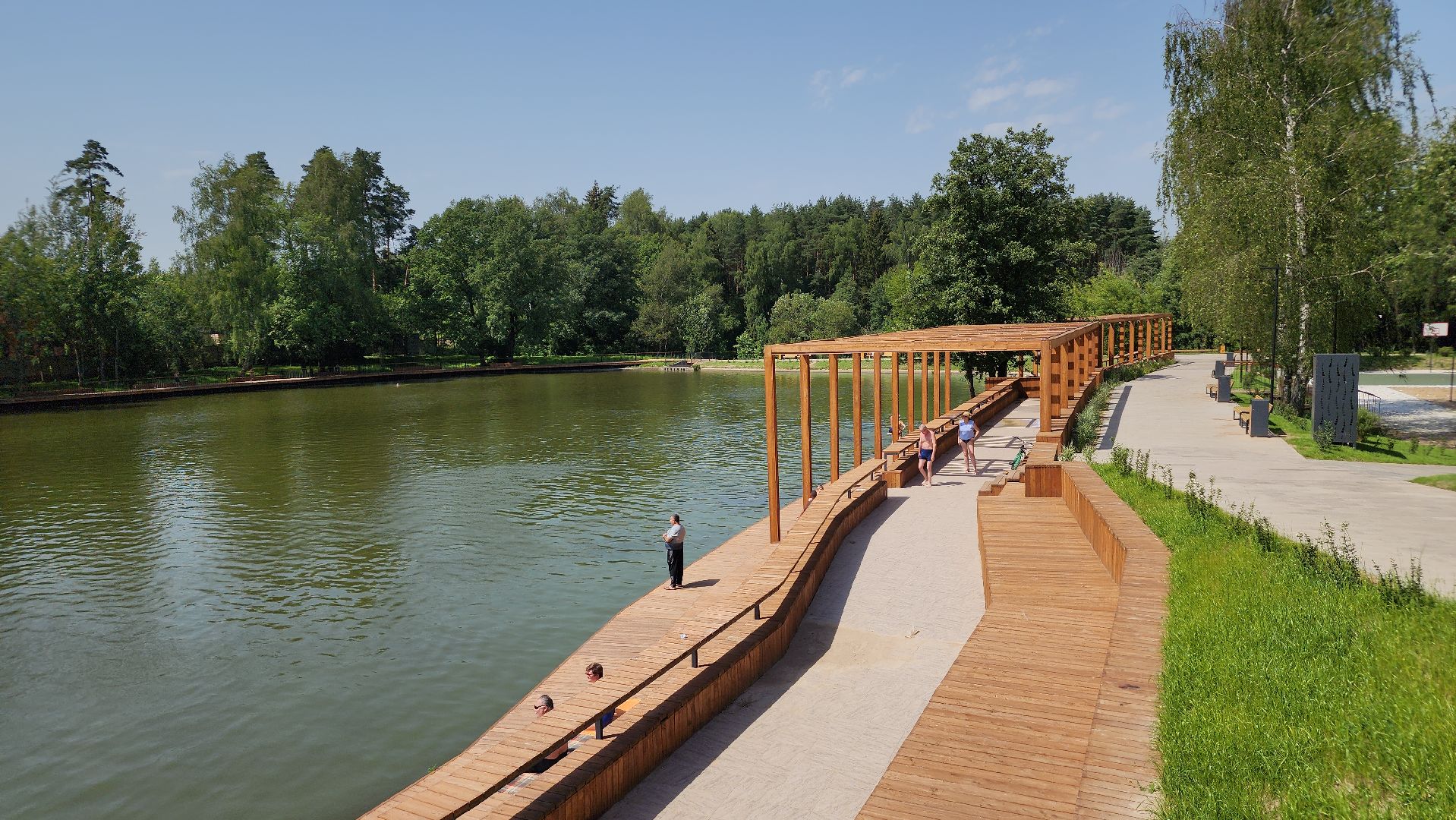 рыбаки, рыбалка, лосино-петровский, водоём,