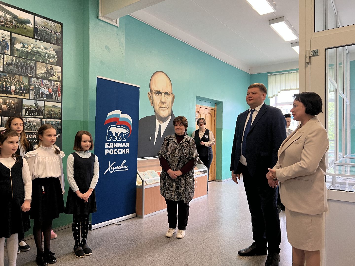 Химки, школа, ветеран, 9 мая, День Победы, Лица героев