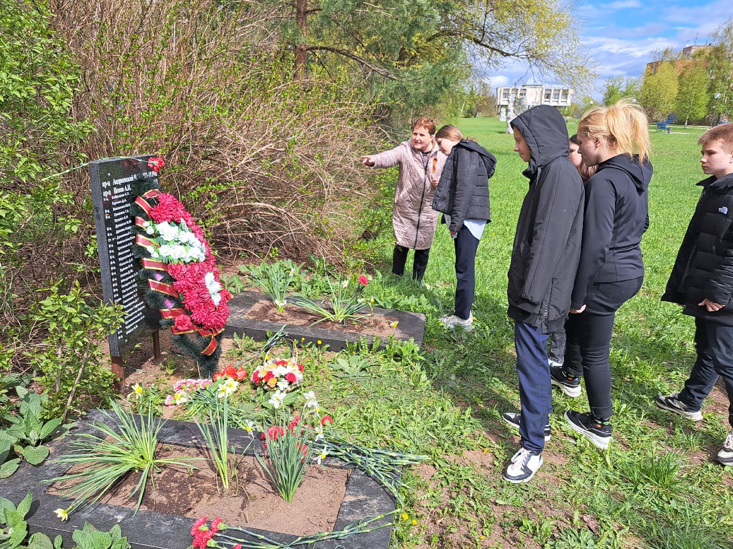 Рузский городской округ, Космодемьянский, памятный знак, герой войны, мемориал, День Победы