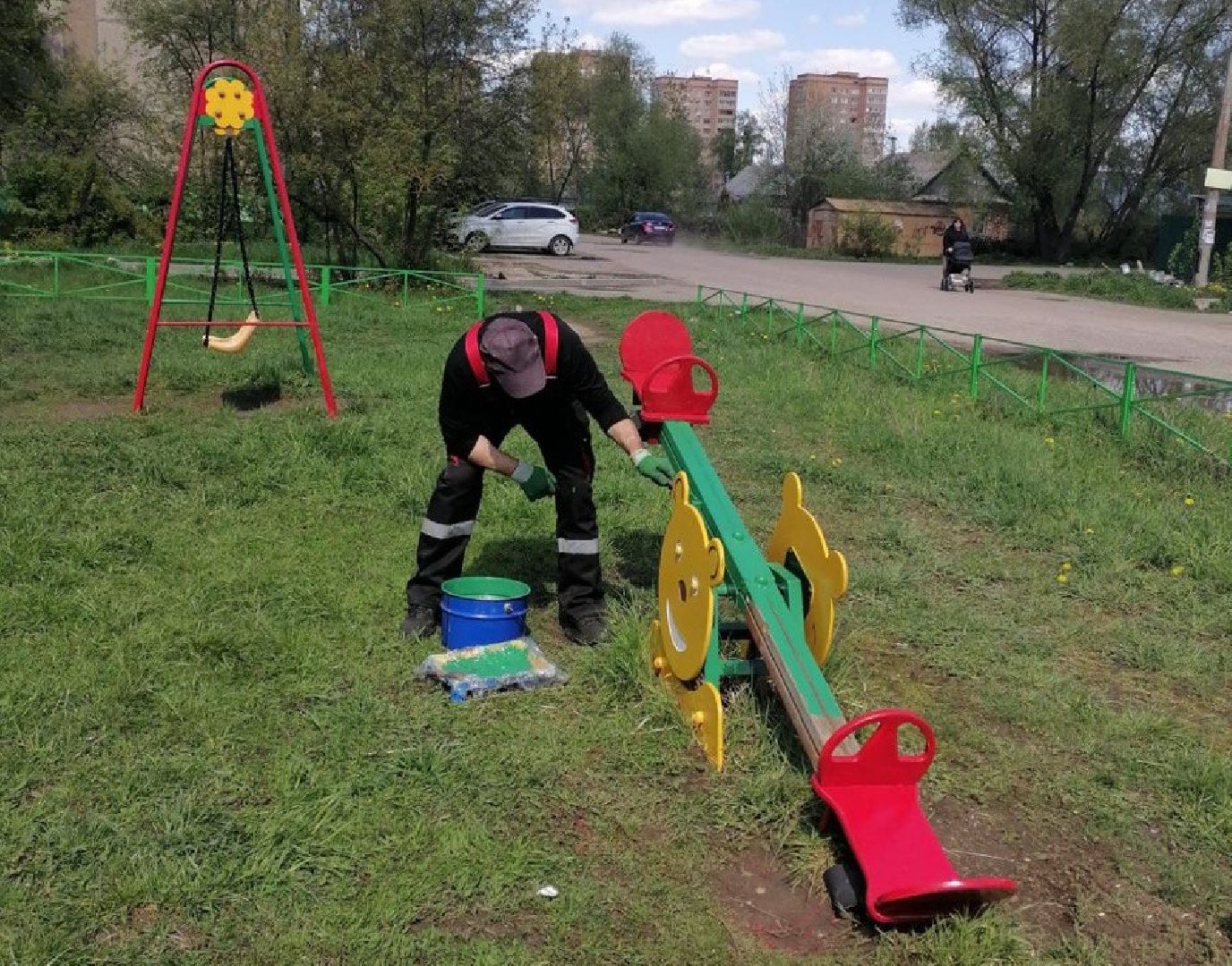 благоустройство, уборка, город