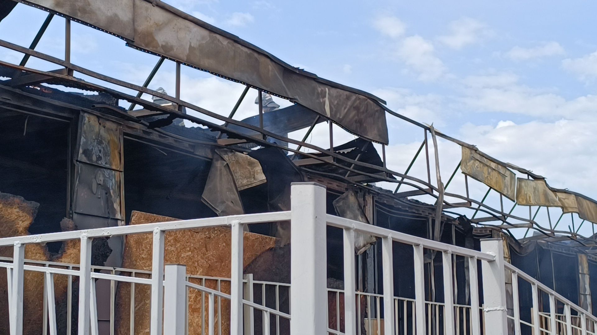 пожар, чп, рынок, химки,